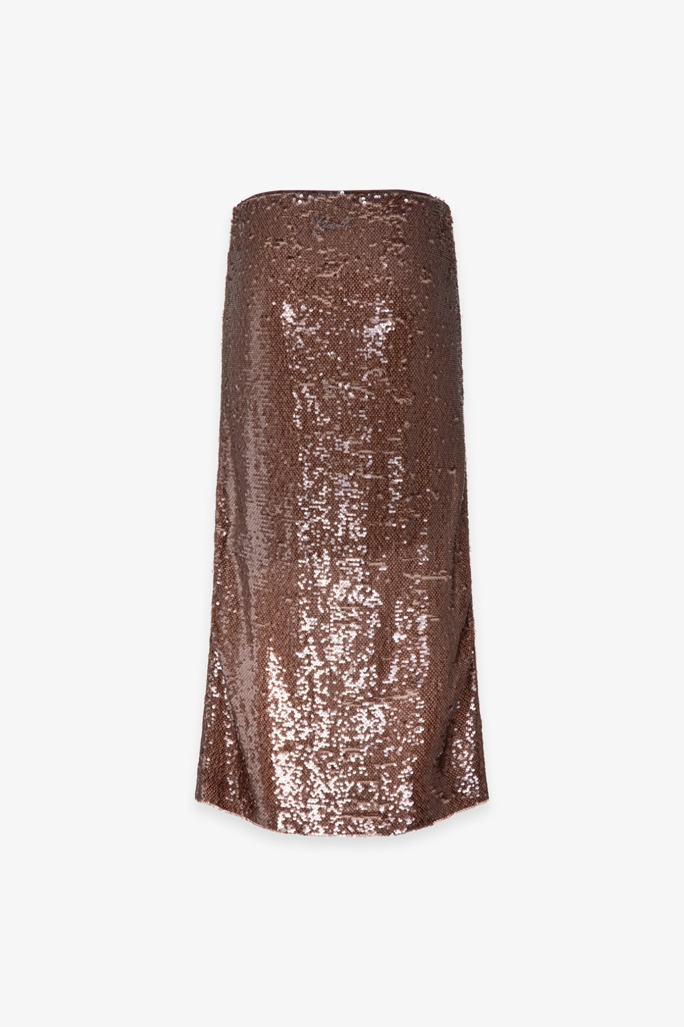 GONNA GAELLE MIDI IN TESSUTO PAILLETTES CON SPACCO