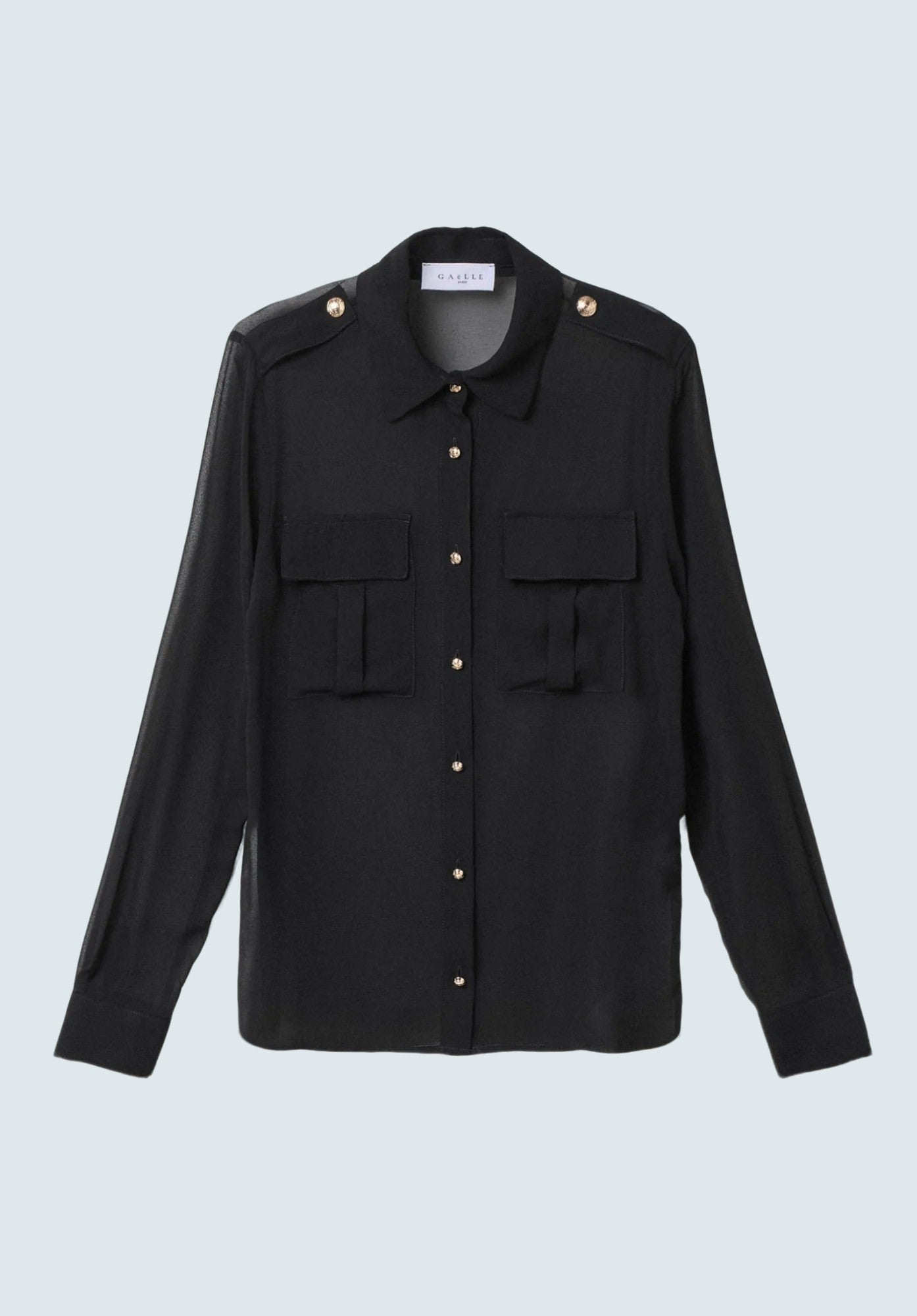 Camicia Manica lunga Nera - Gaelle