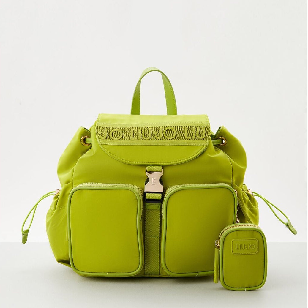 ZAINO LIUJO IN NYLON CHIUSURA PATTA CON TASCONI