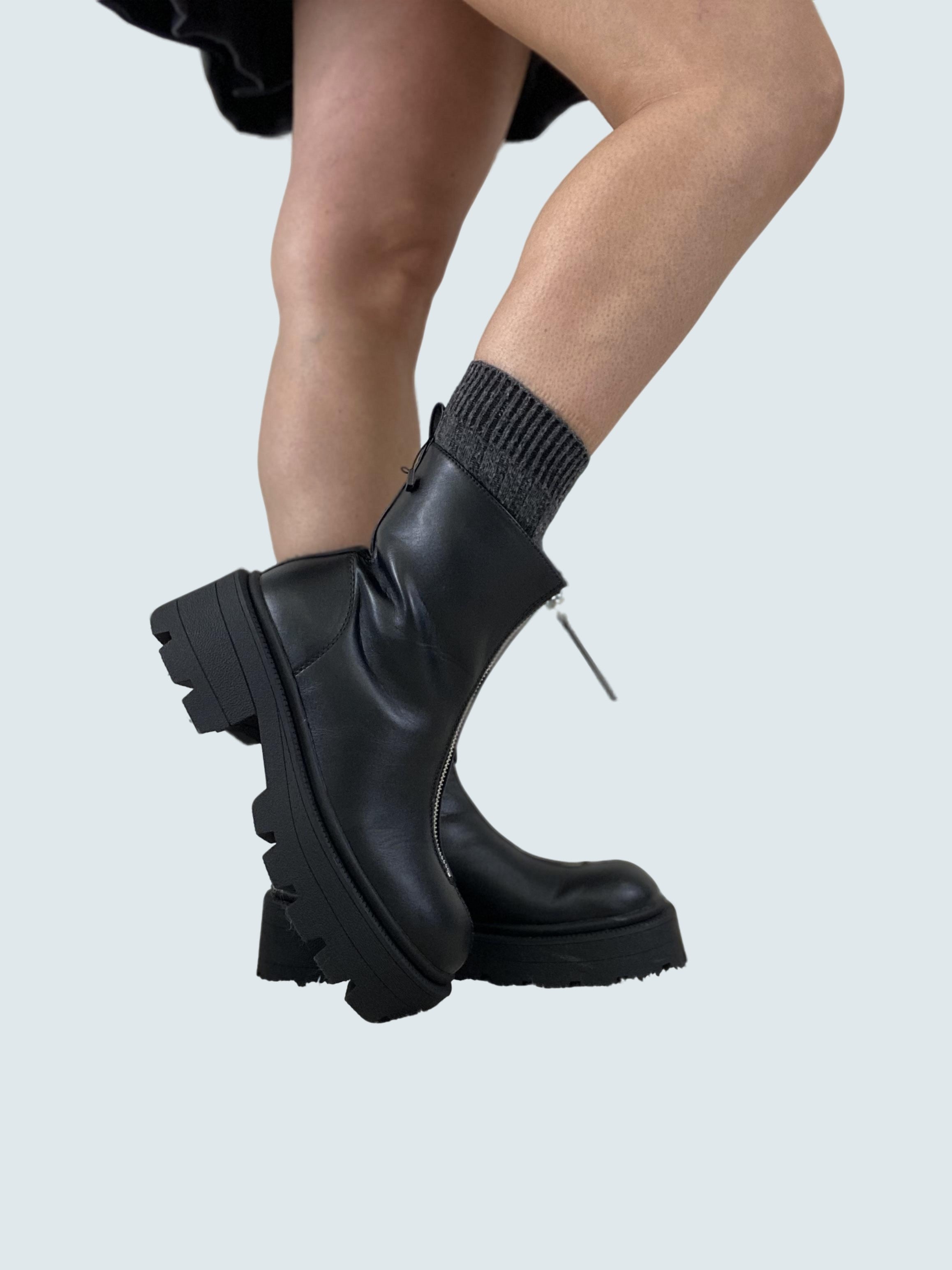 Anfibio con chiusura Zip Nero - ONLY