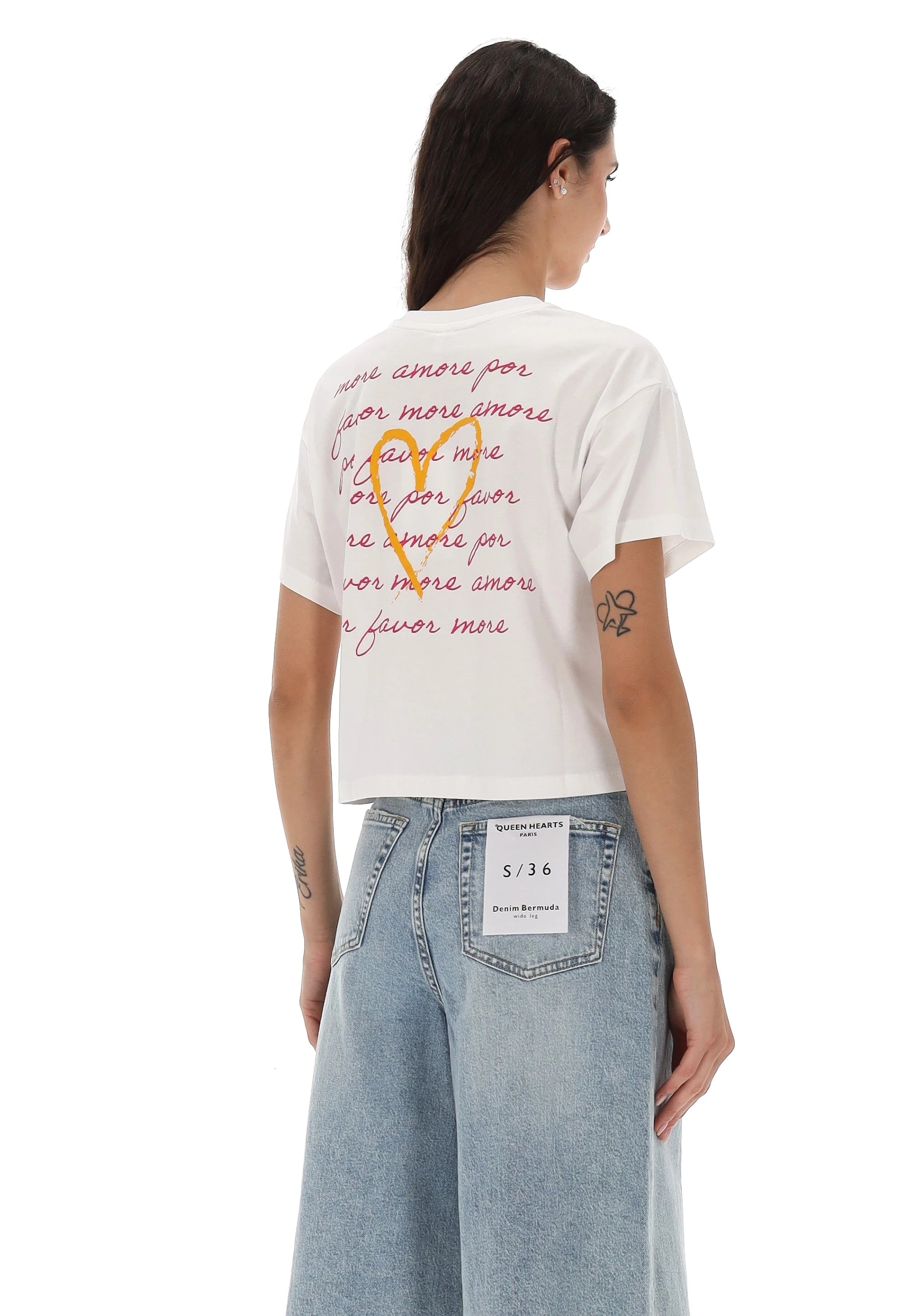 T-SHIRT STAMPA AMOR ONLY