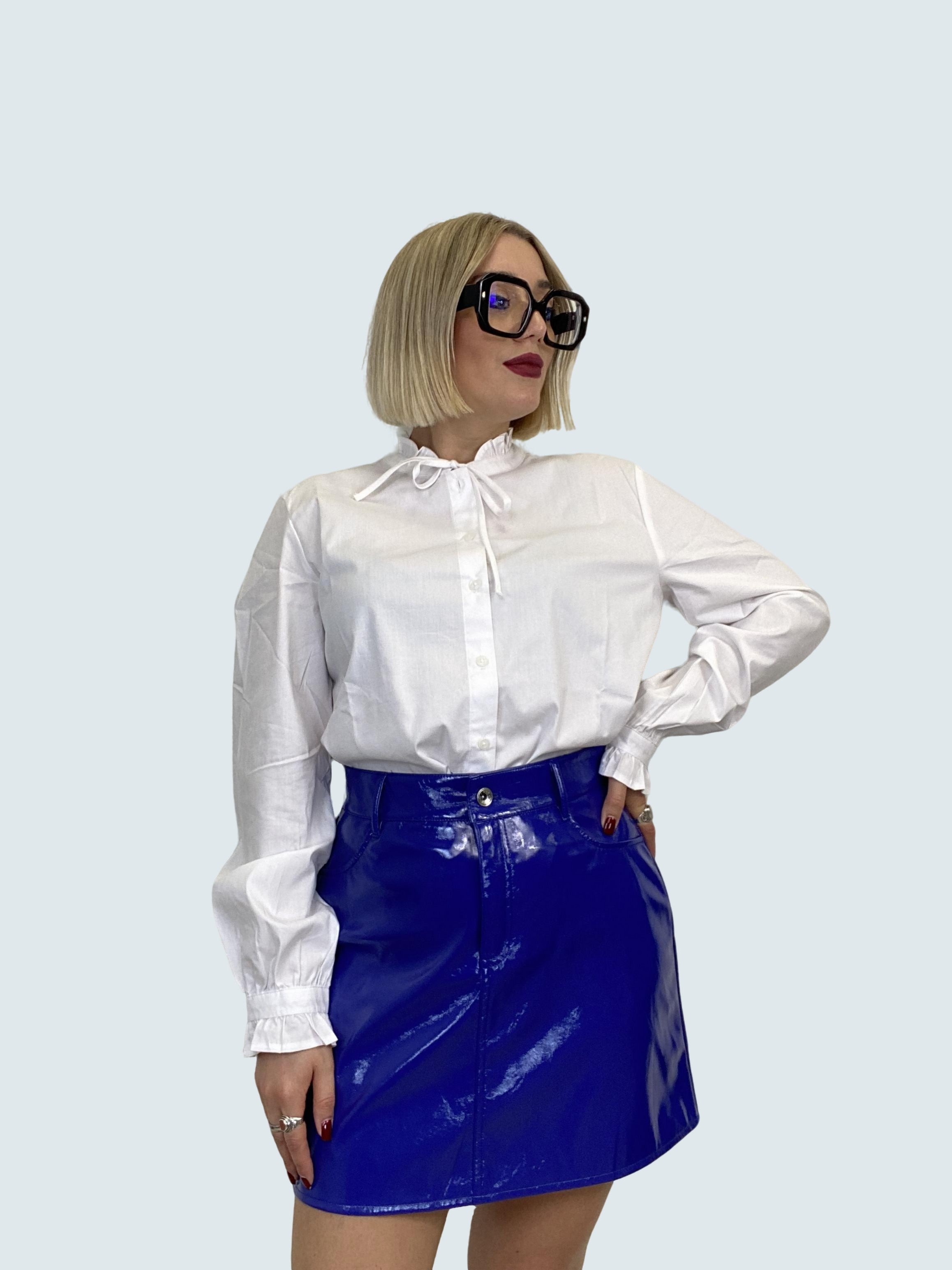 Camicia con fiocco Bianco - JDY