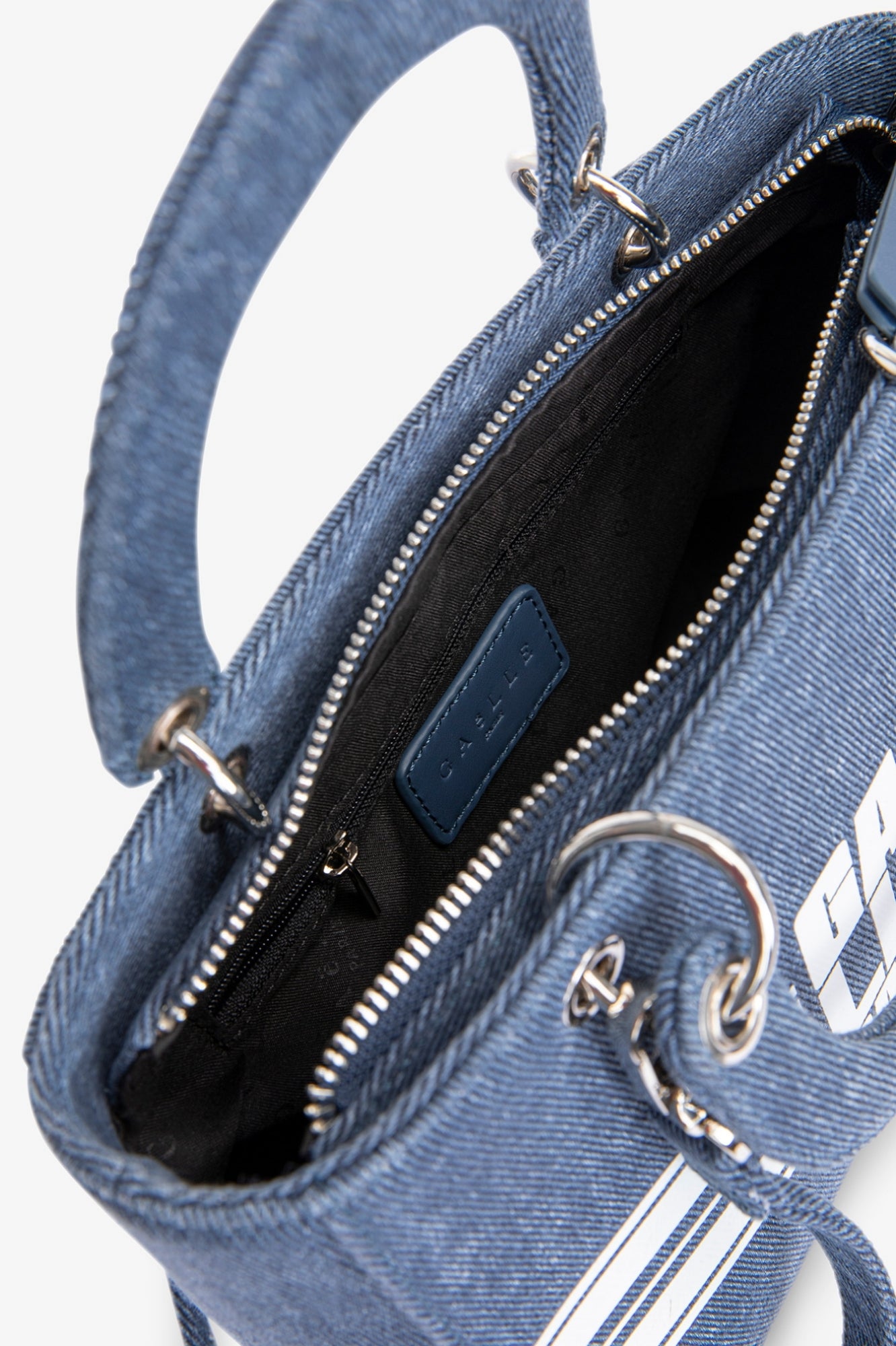 BORSA IN DENIM CON TRACOLLA- GAELLE PARIS