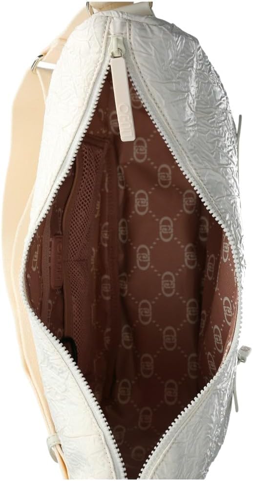 BORSA LIUJO MEZZALUNA GRANDE CON TRACOLLA EFFETTO CREPE