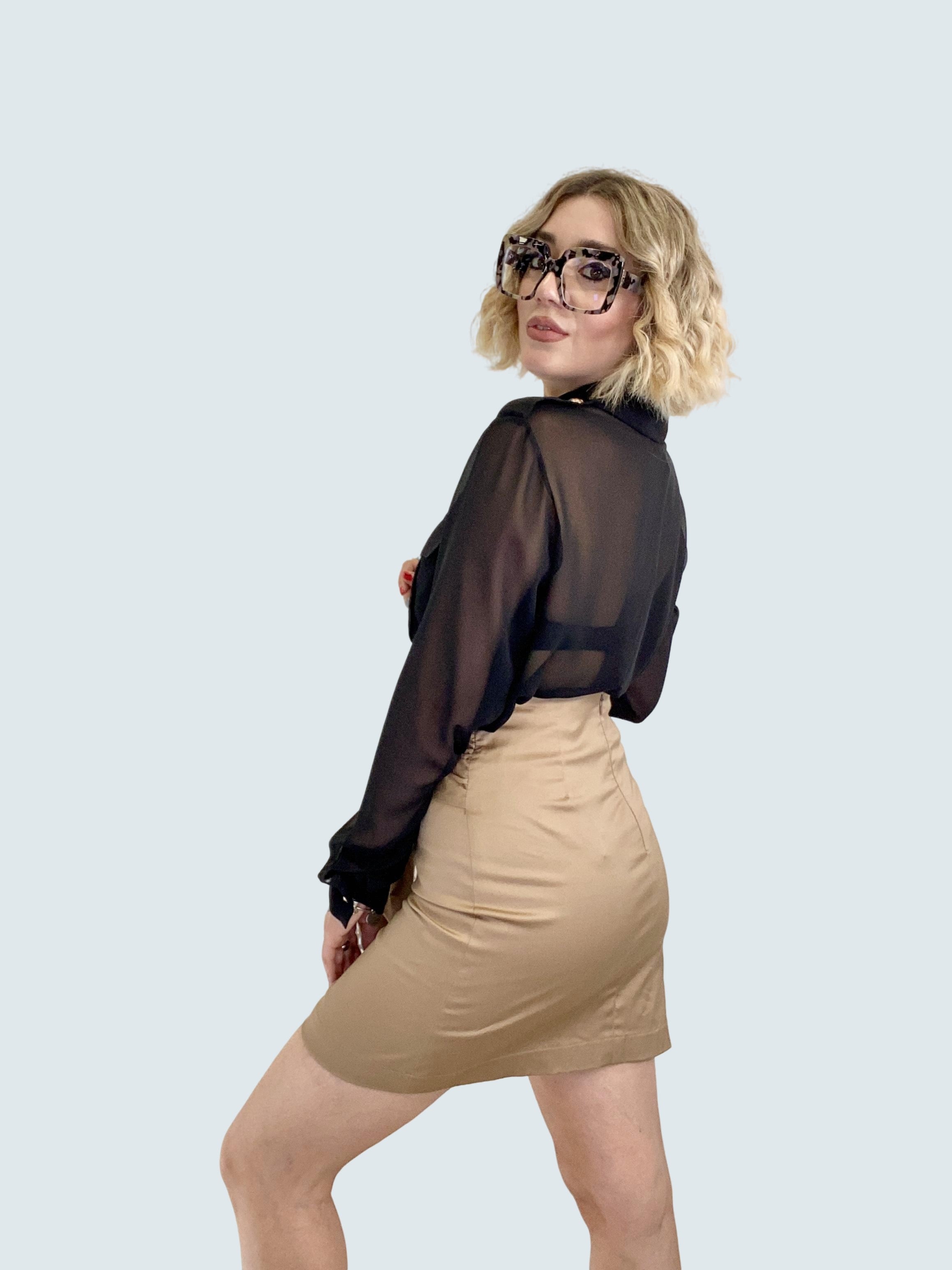 Camicia Manica lunga Nera - Gaelle