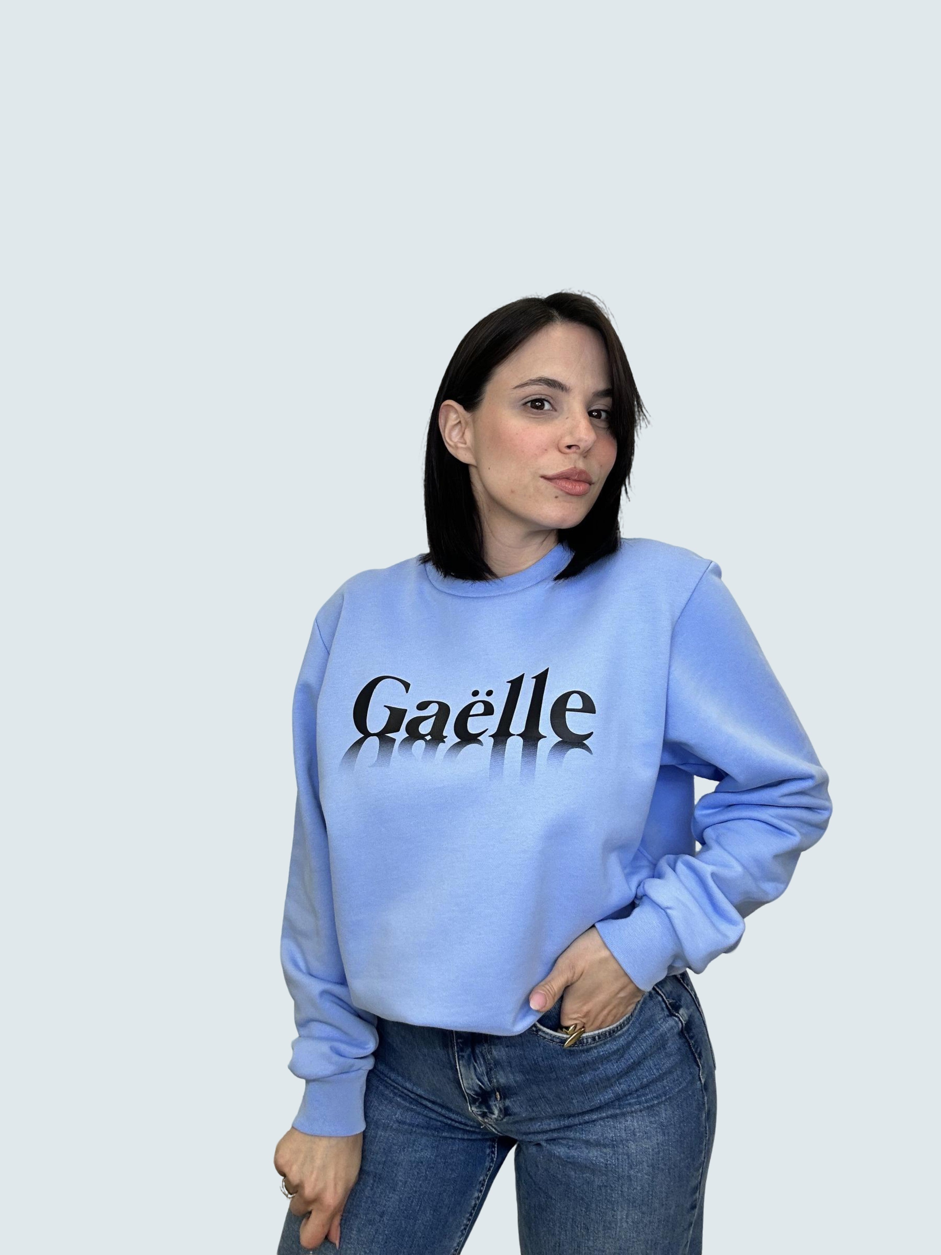 FELPA PARICOLLO MANICA LUNGA CON STAMPA - GAELLE