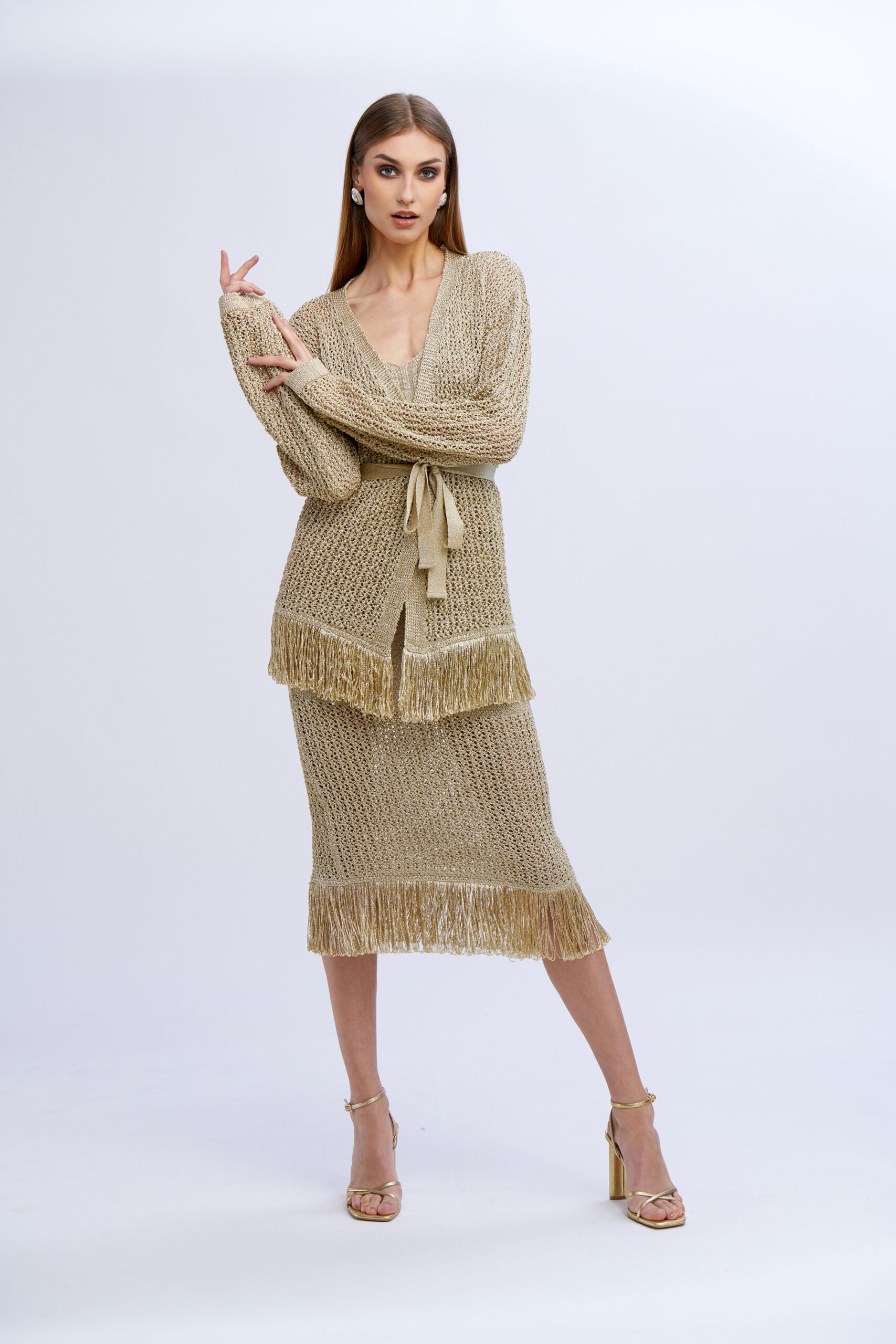 MAXI CARDIGAN CON CINTURA NO SECRETS