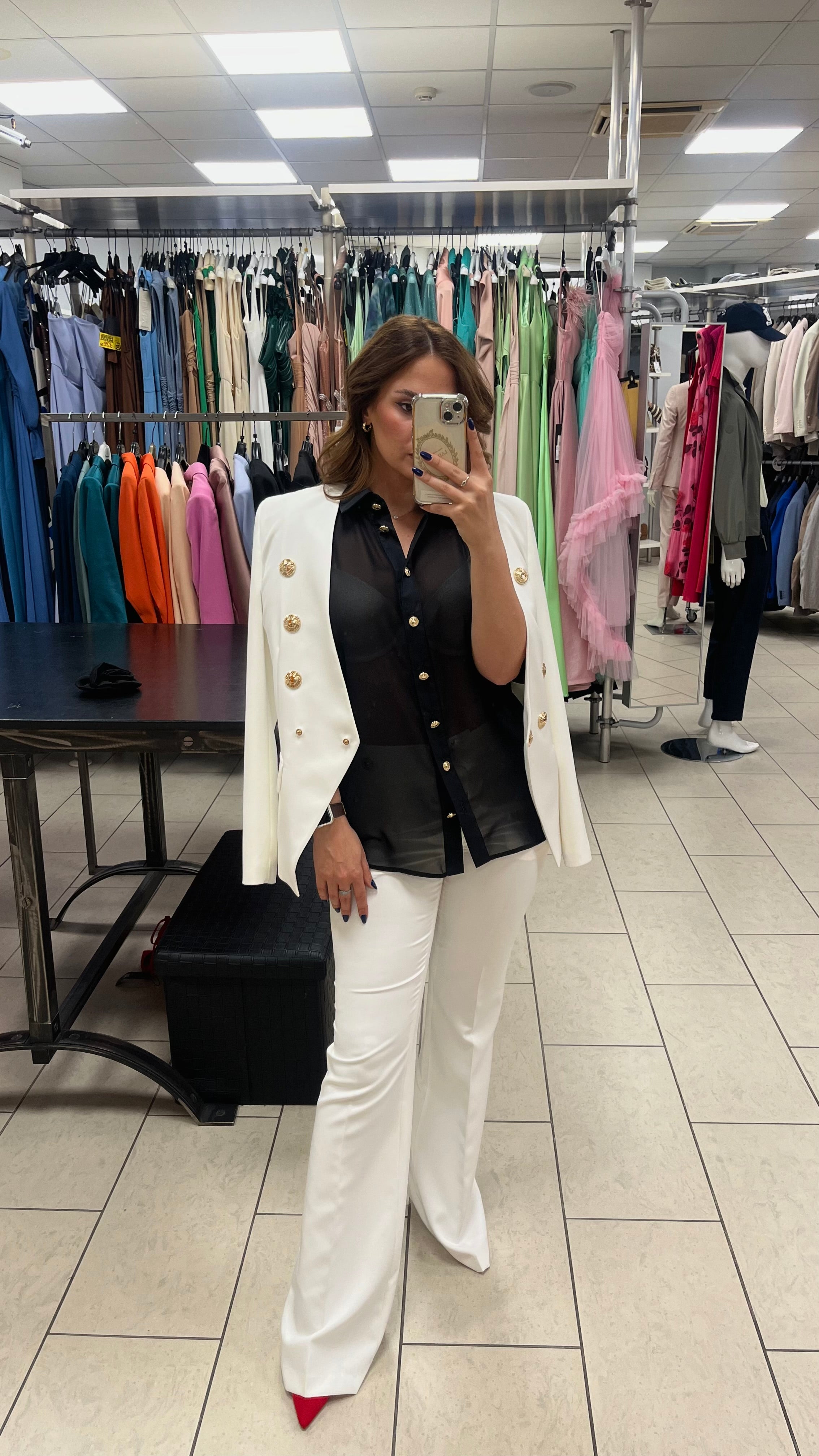 PANTALONE GAELLE TROMBETTA IN CADY