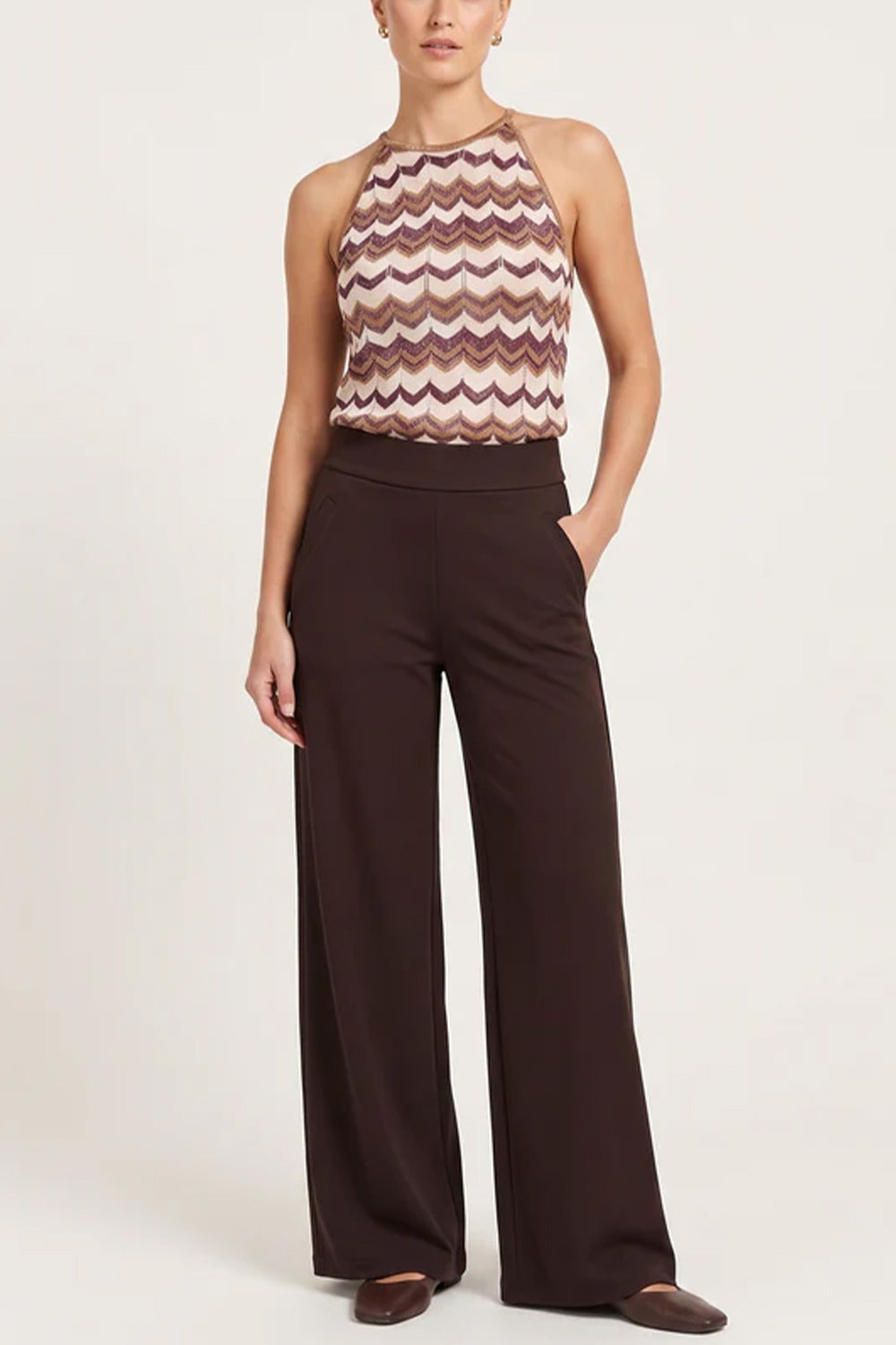 TOP FANTASIA MISSONI CON SCOLLO ALL'AMERICANA- ONLY