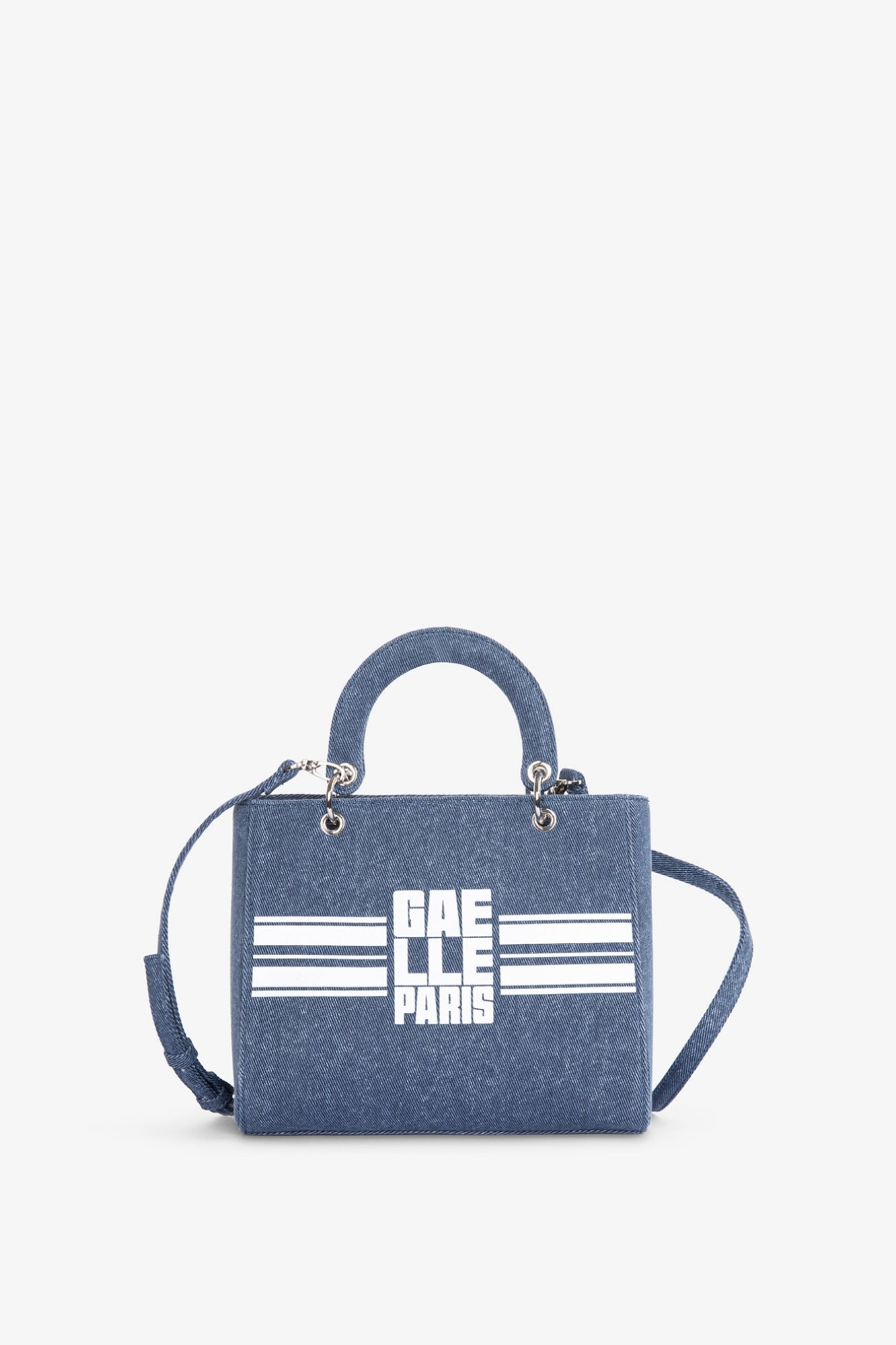 BORSA IN DENIM CON TRACOLLA- GAELLE PARIS