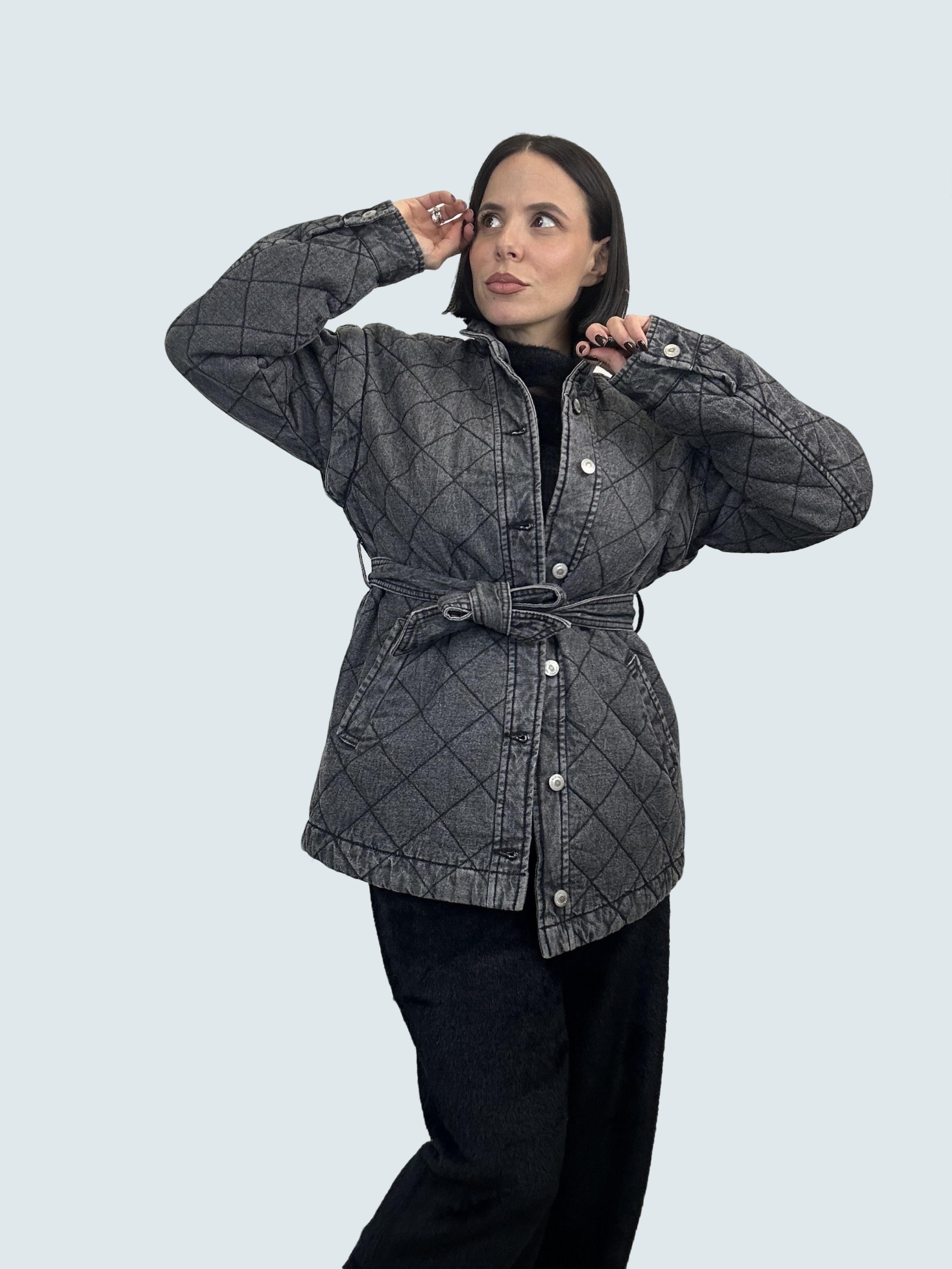 Overshirt Denim manica REMOVIBILE Grigio - ONLY
