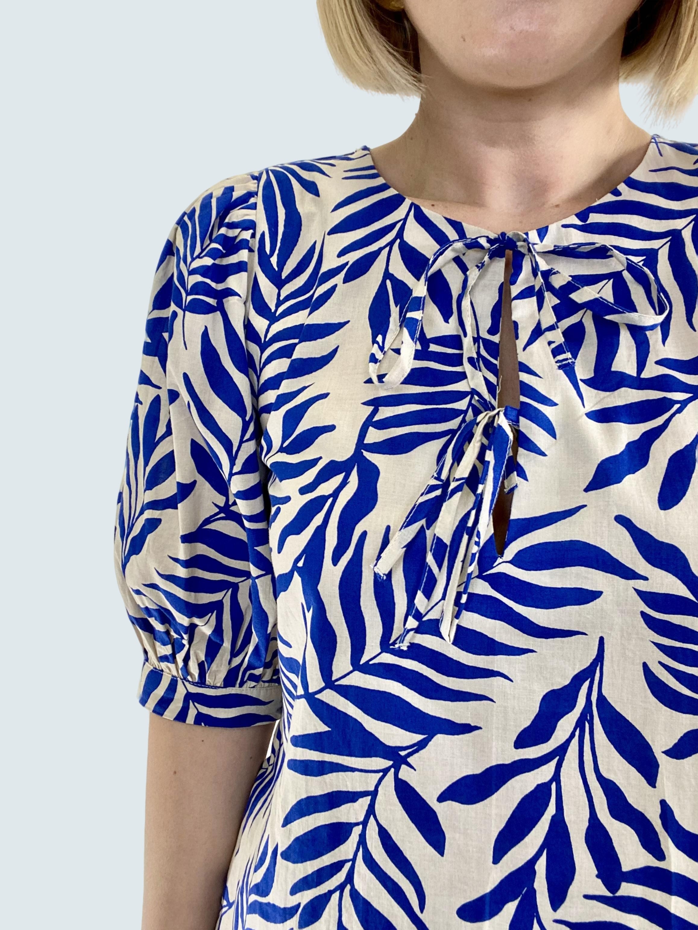 Abito Midi REGULAR FIT scollo V Blu - JDY
