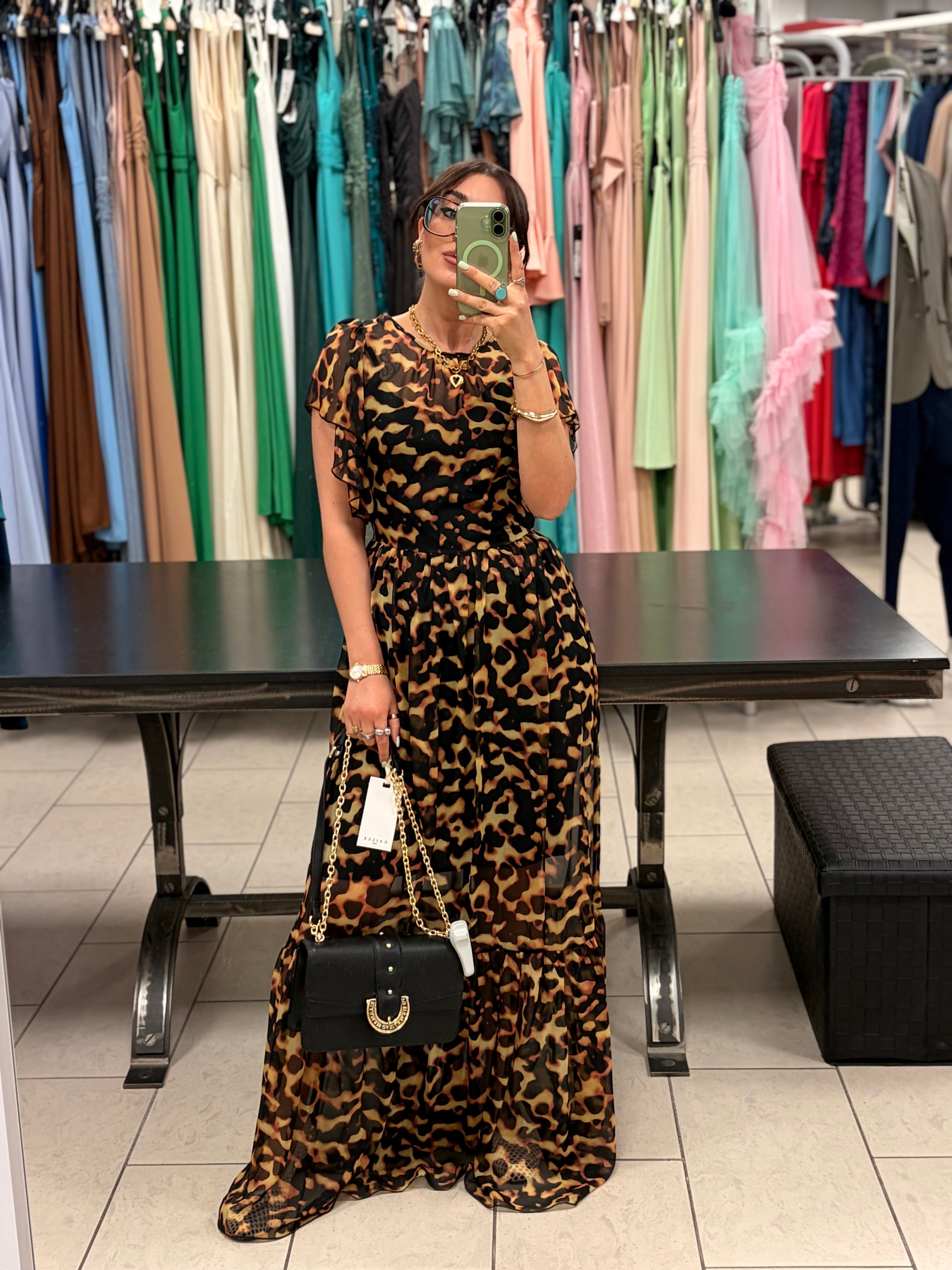 ABITO LUNGO ANIMALIER SILVIAN HEACH