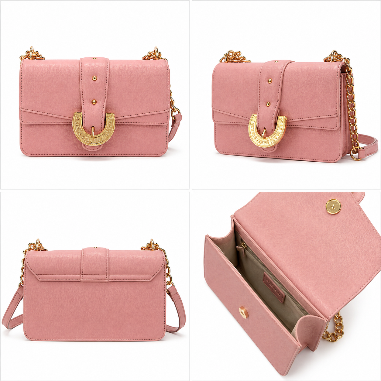 BORSA GAELLE TRACOLLA CROSSBODY FIBBIA MARTELLATA