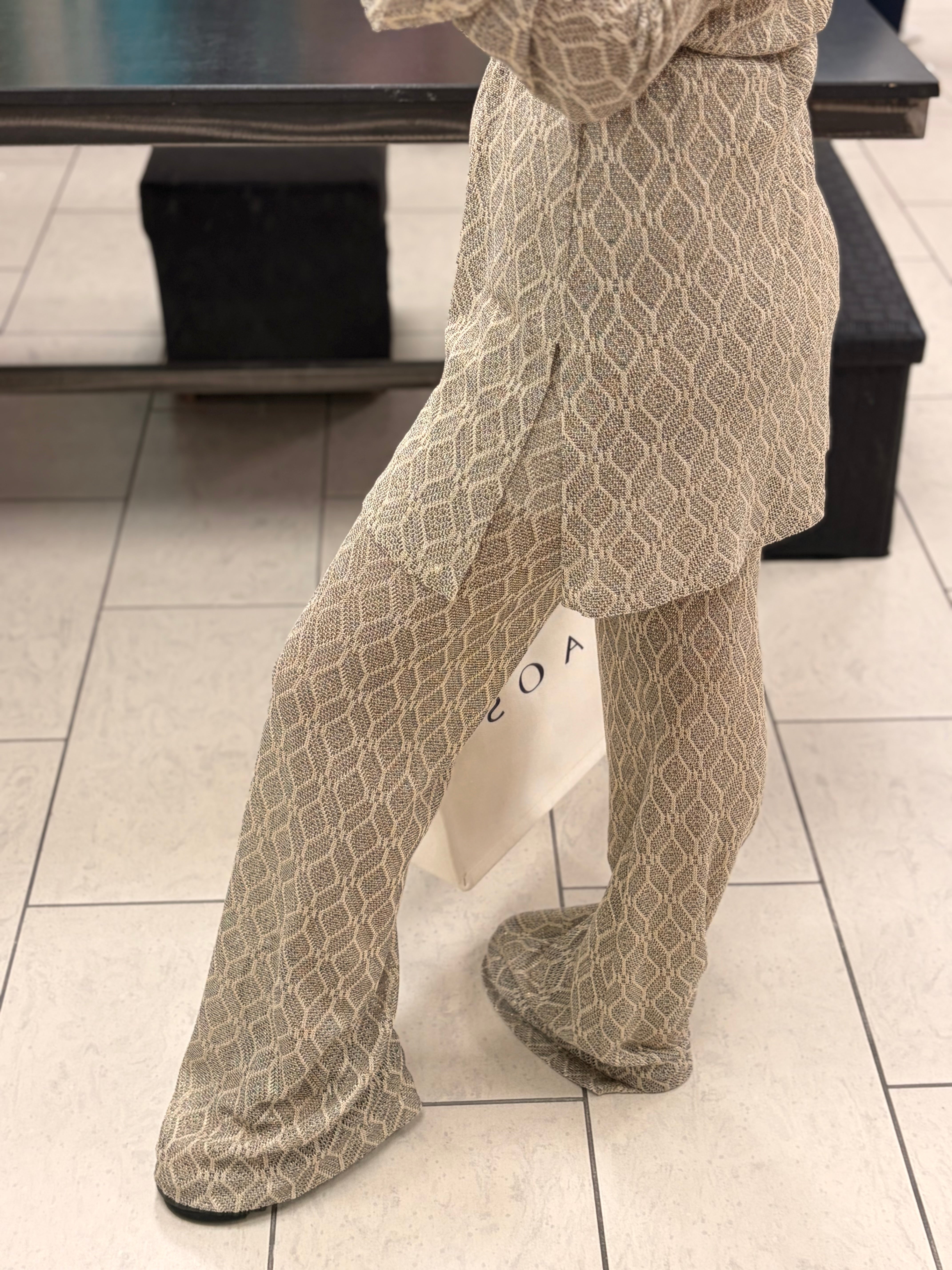 PANTALONE TRICOT A ZAMPA - OPERÀ