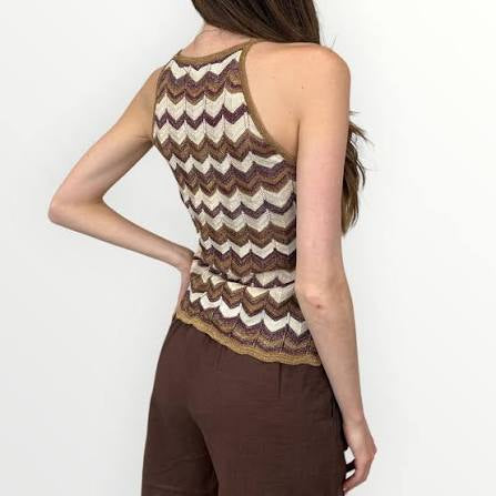 TOP FANTASIA MISSONI CON SCOLLO ALL'AMERICANA- ONLY