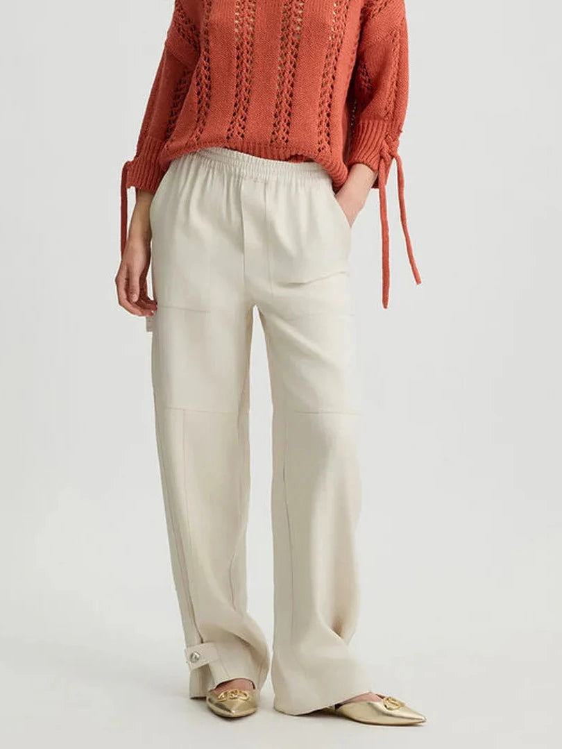 JOGGER LUREX CON DETTAGLIO CHIUSURA CAVIGLIA- LIUJO