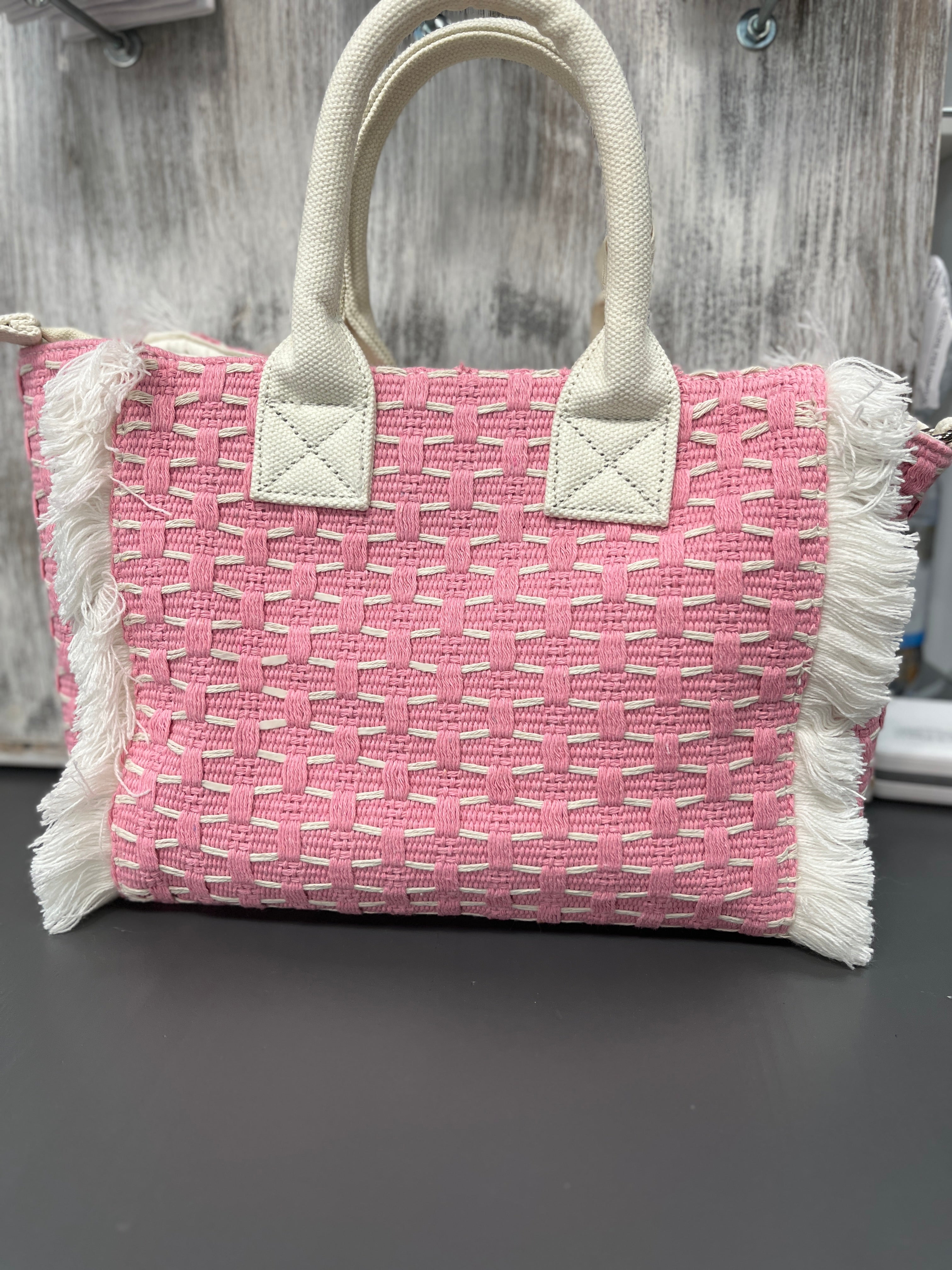MINI SHOPPER CON RICAMO FIRMA GAELLE