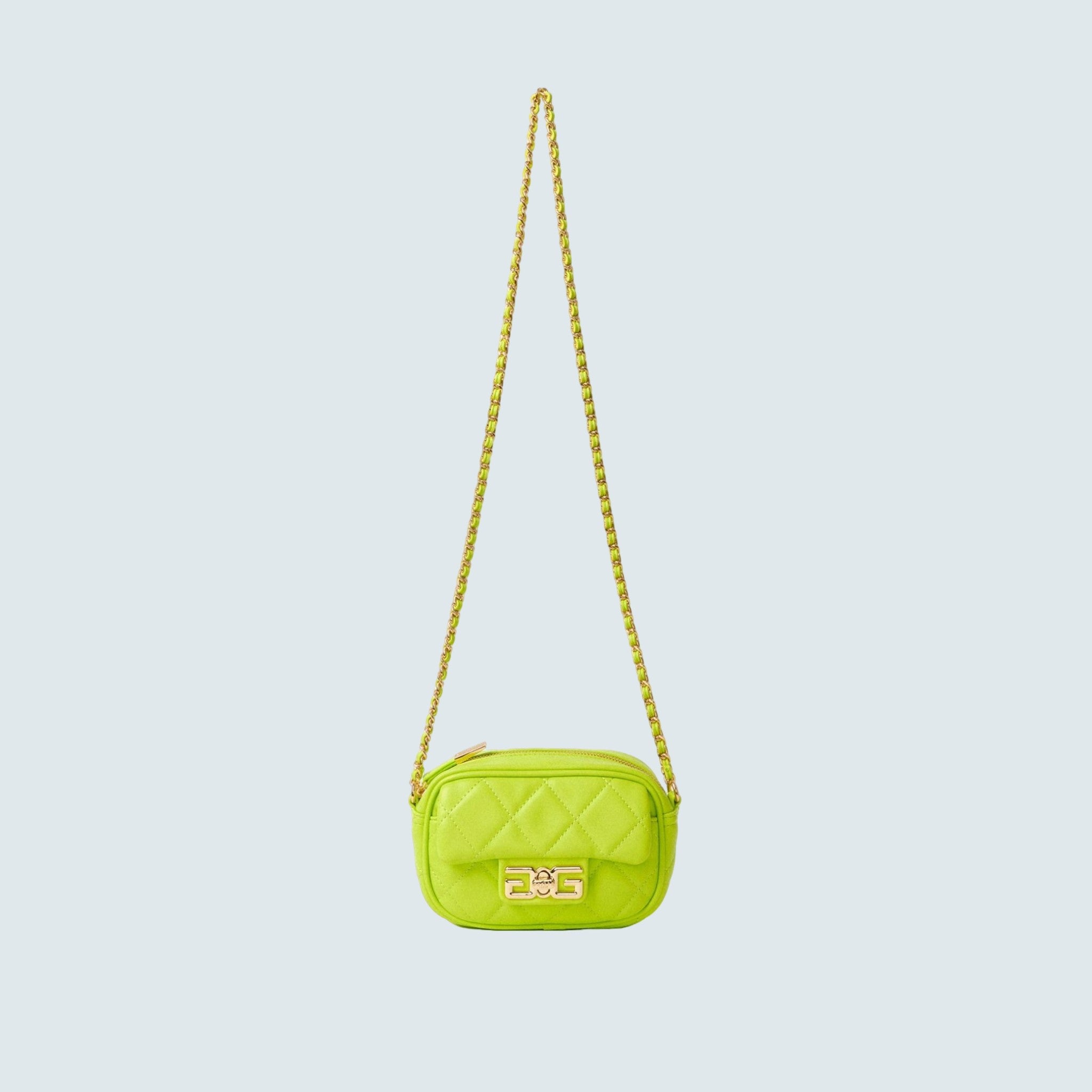 Mini Camera Bag Matelasse Verde Cedro