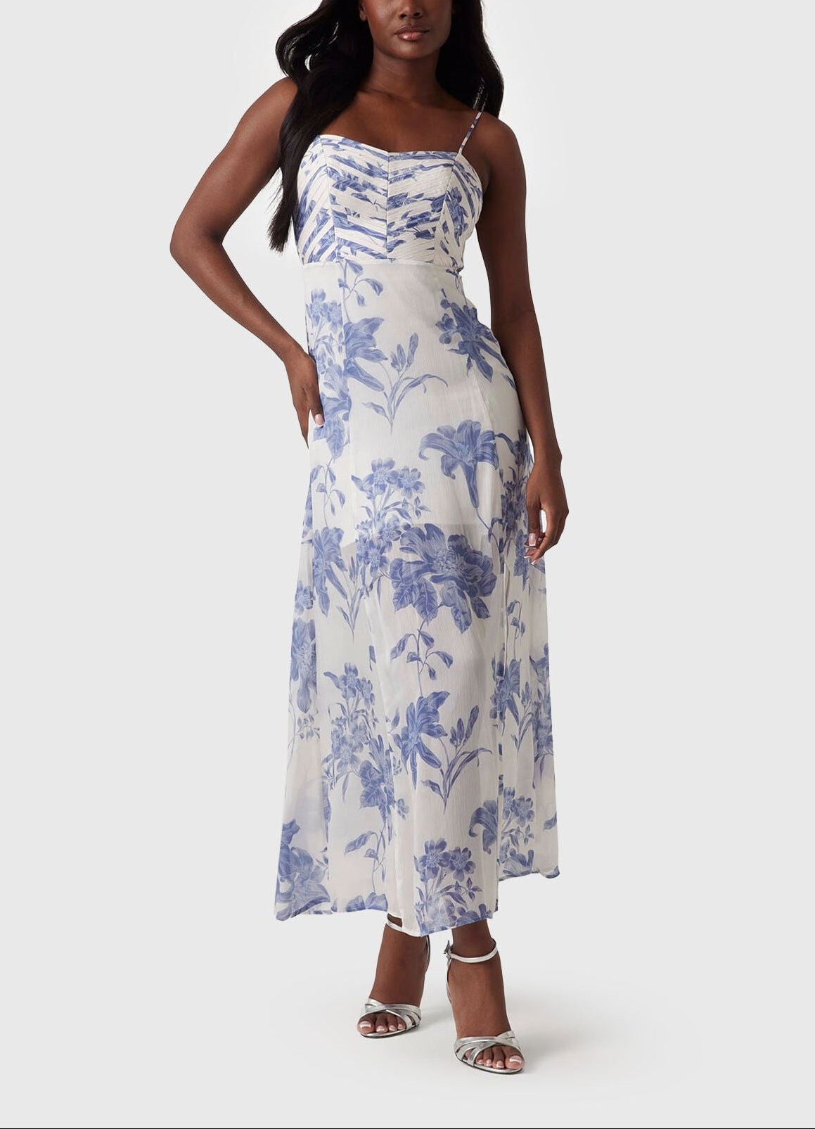 ABITO GUESS LUNGO FIORI