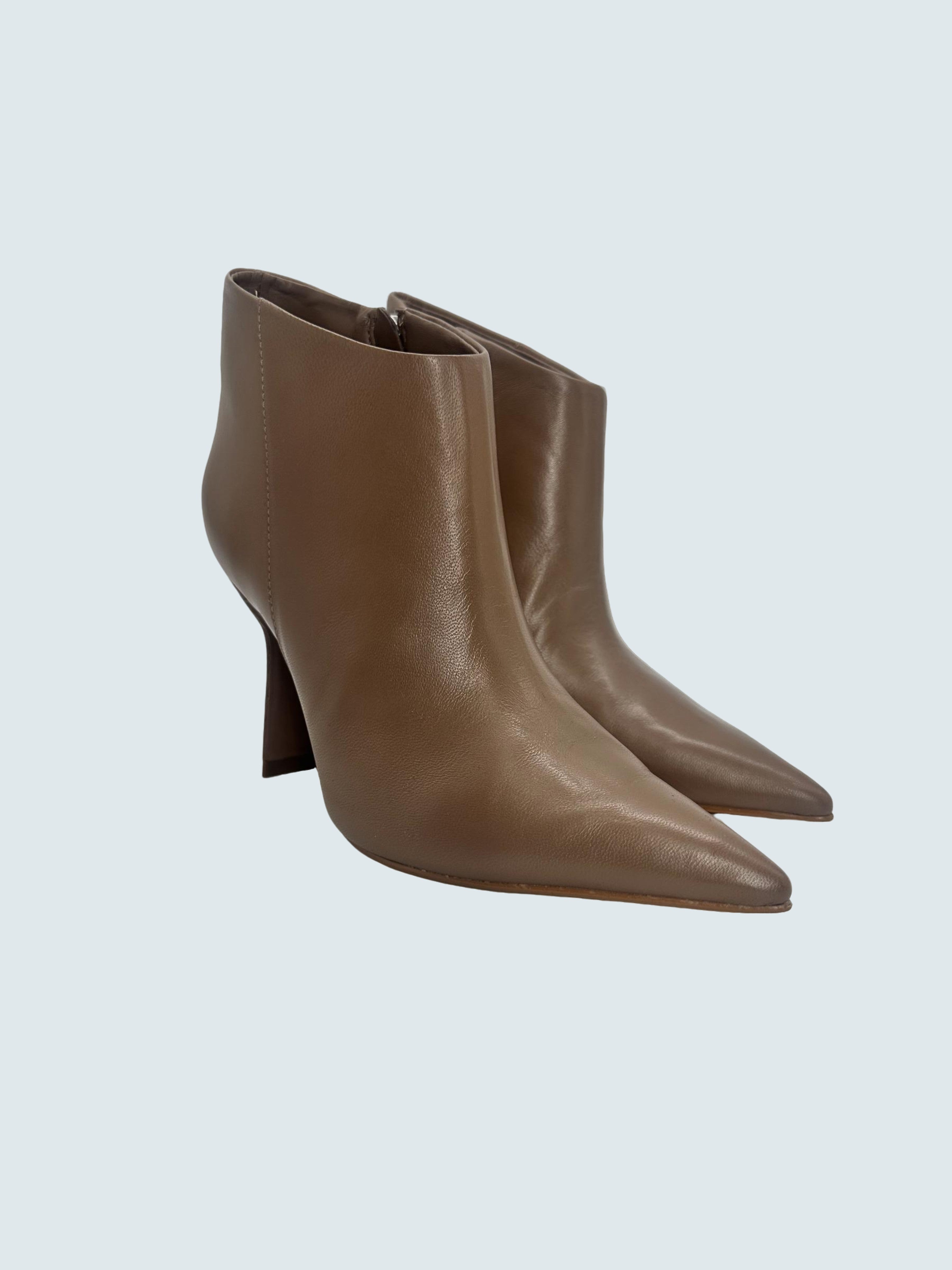 Tronchetto in pelle Marrone - CARRANO