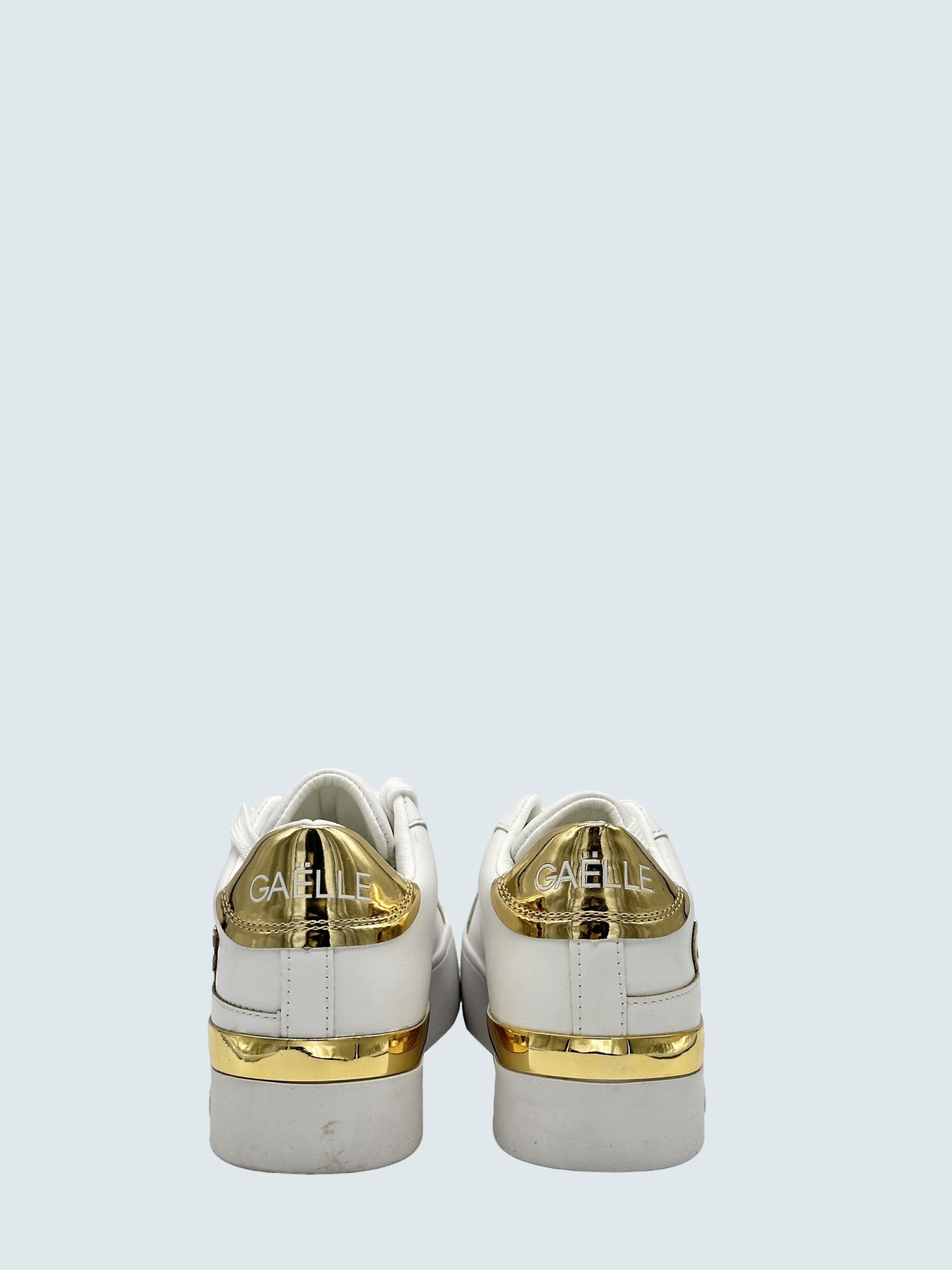 Sneaker everyday con logo in ricamo Bianco - GAELLE
