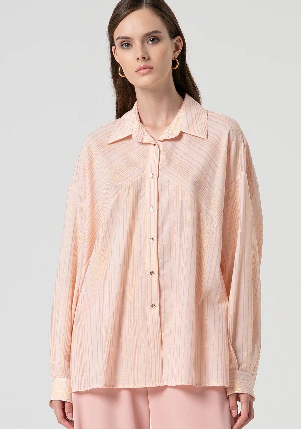CAMICIA LUREX A RIGHE FRACOMINA