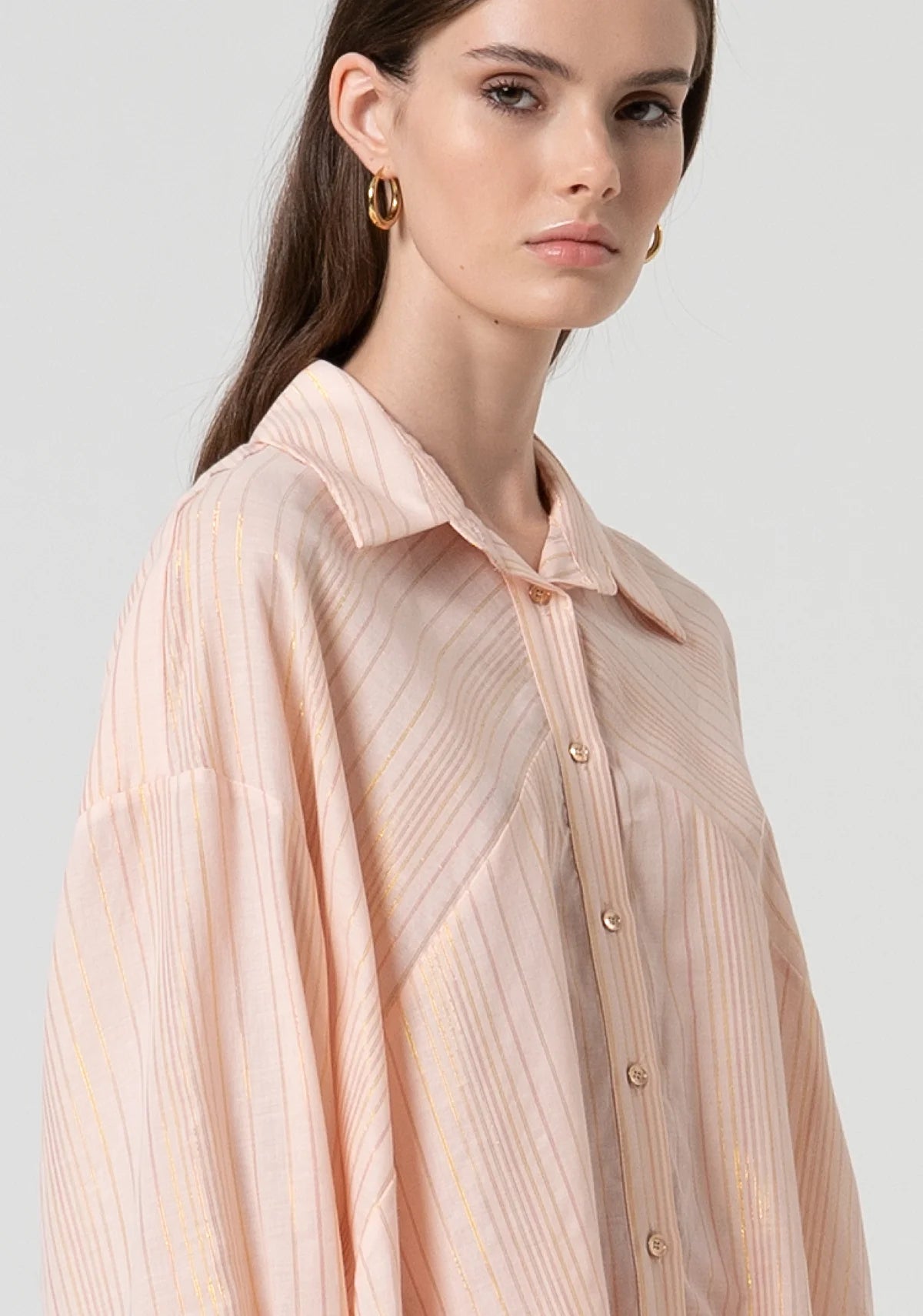 CAMICIA LUREX A RIGHE FRACOMINA