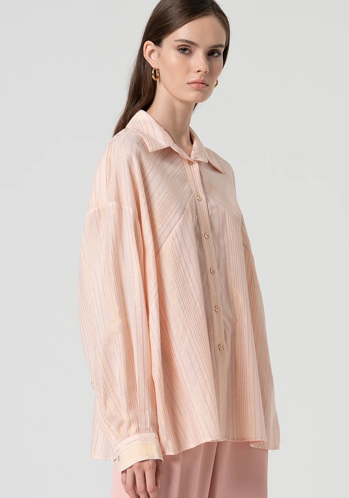 CAMICIA LUREX A RIGHE FRACOMINA