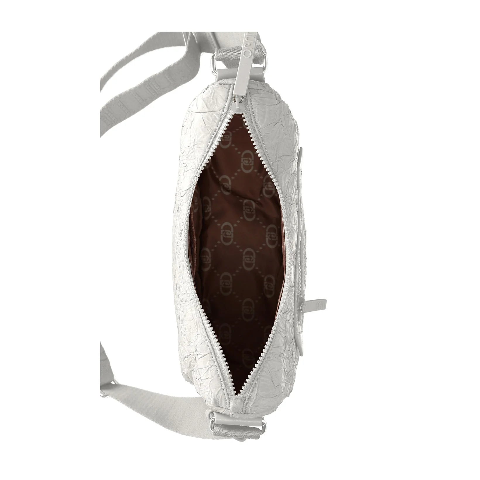 BORSA LIUJO MEZZALUNA SMALL CON TRACOLLA EFFETTO CREPE