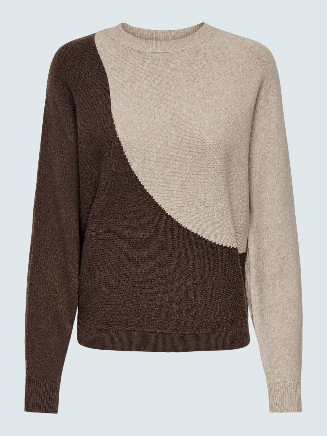Maglia Bicolore Beige/Marrone - JDY