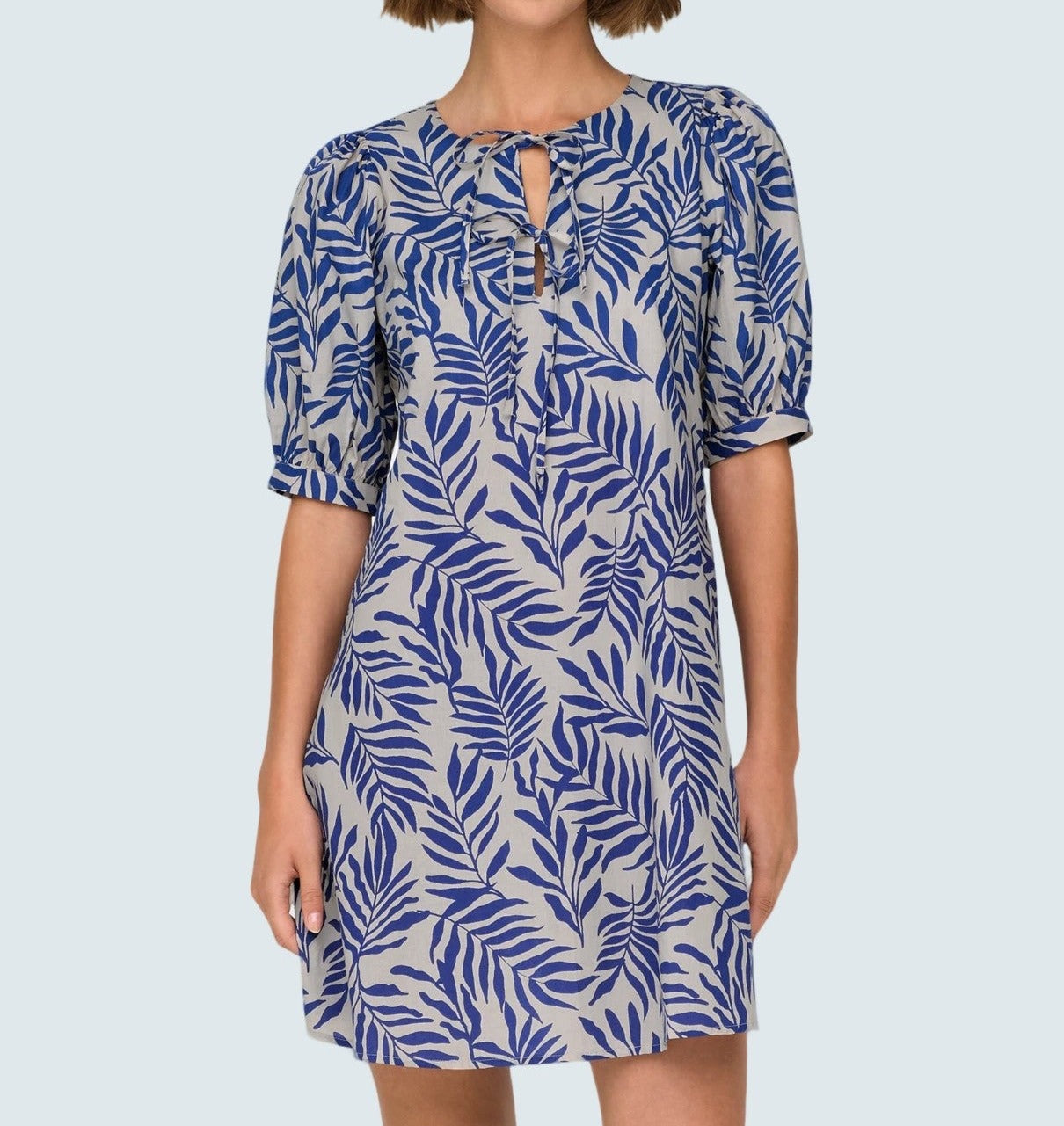 Abito Midi REGULAR FIT scollo V Blu - JDY