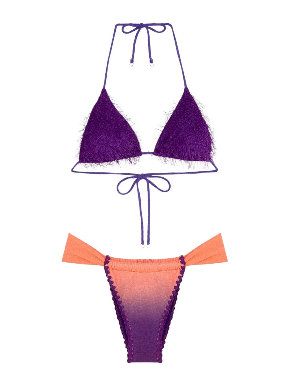 COSTUME F**K EFFEK BIKINI TRIANGOLO SFRANGIATO