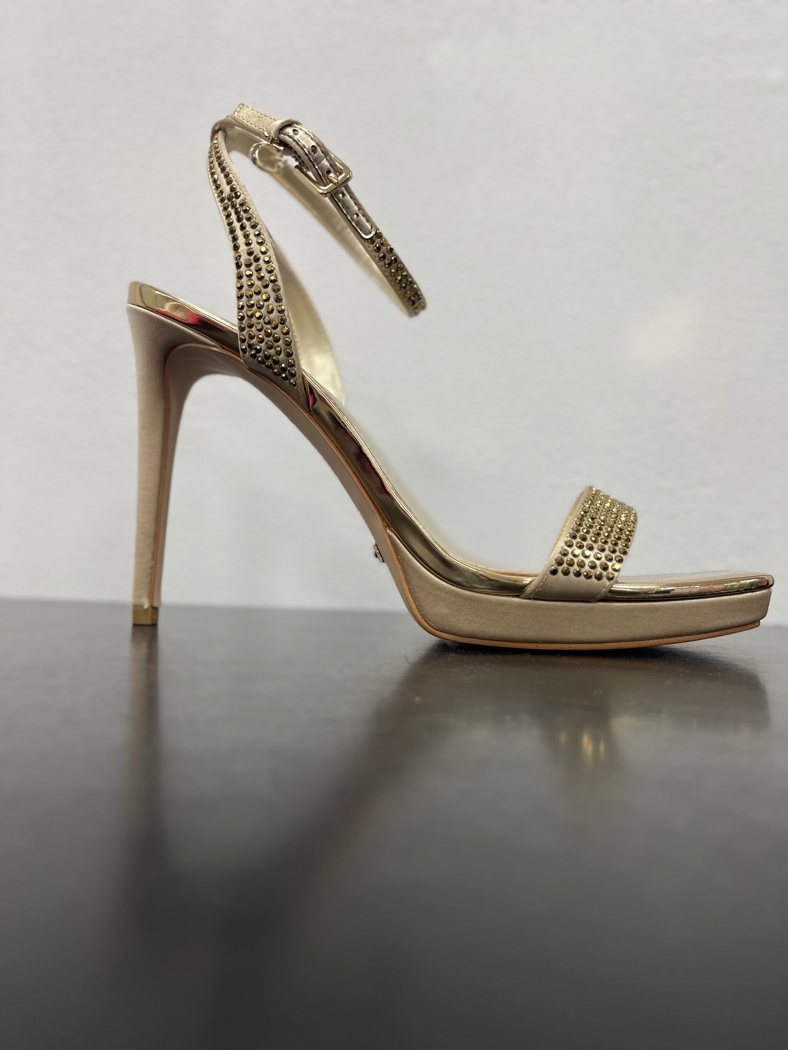 SANDALO GUESS ZACH CON CINTURINO E STRASS