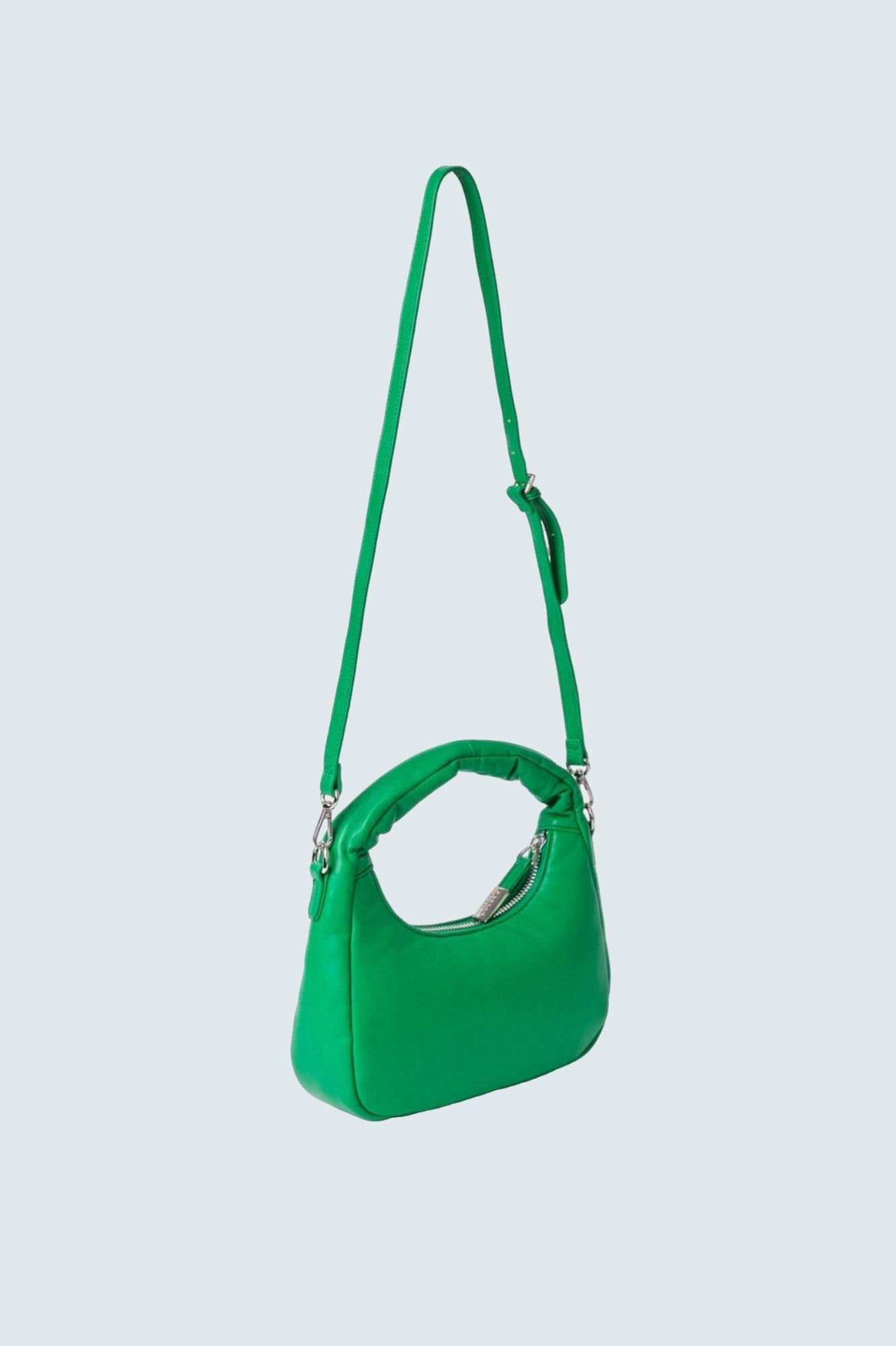 Mini Shouler Strap Ecopelle Liscio Verde - GAELLE