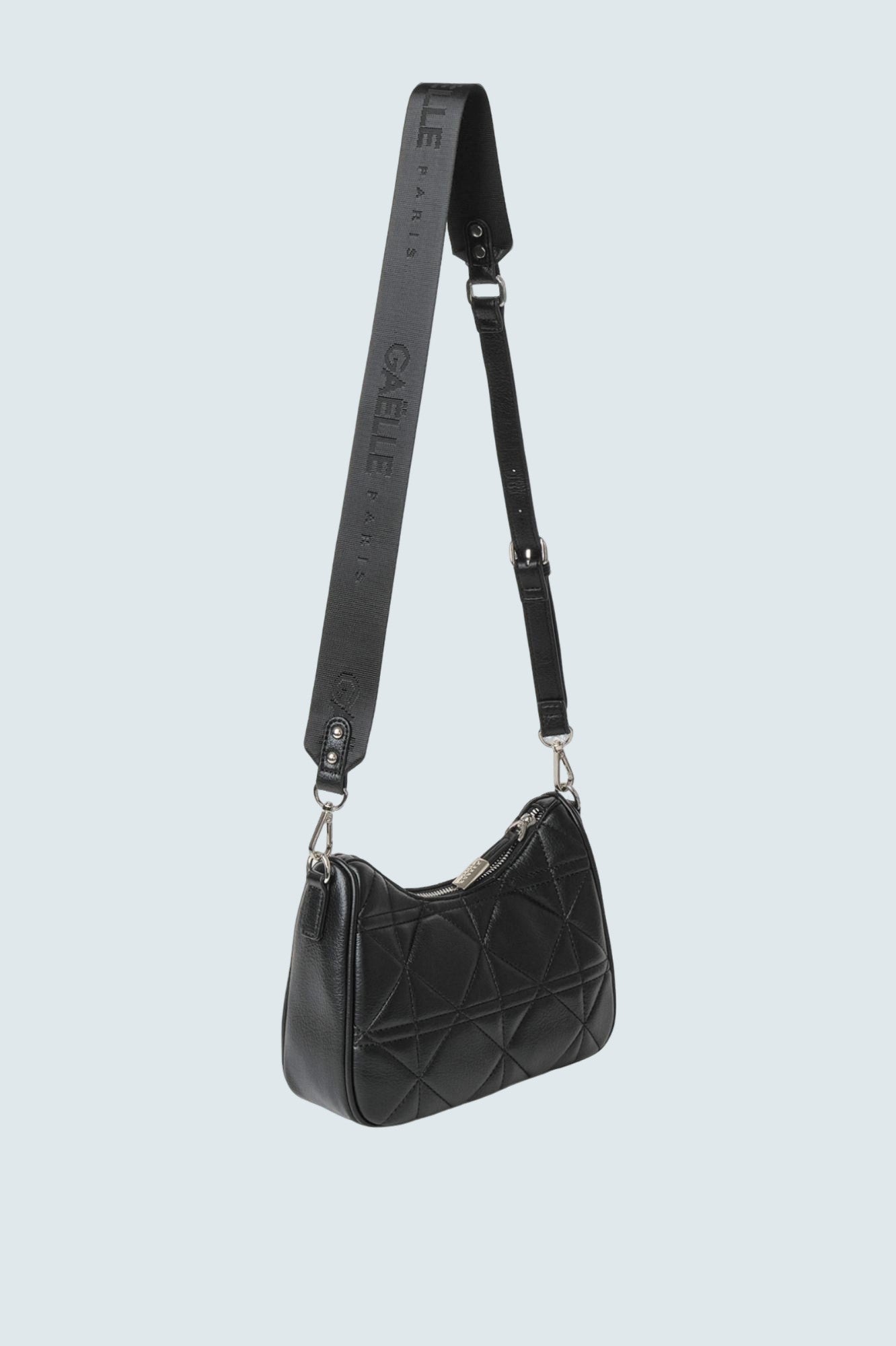 Reg Shoulder Strap In Ecopelle Nero - GAELLE