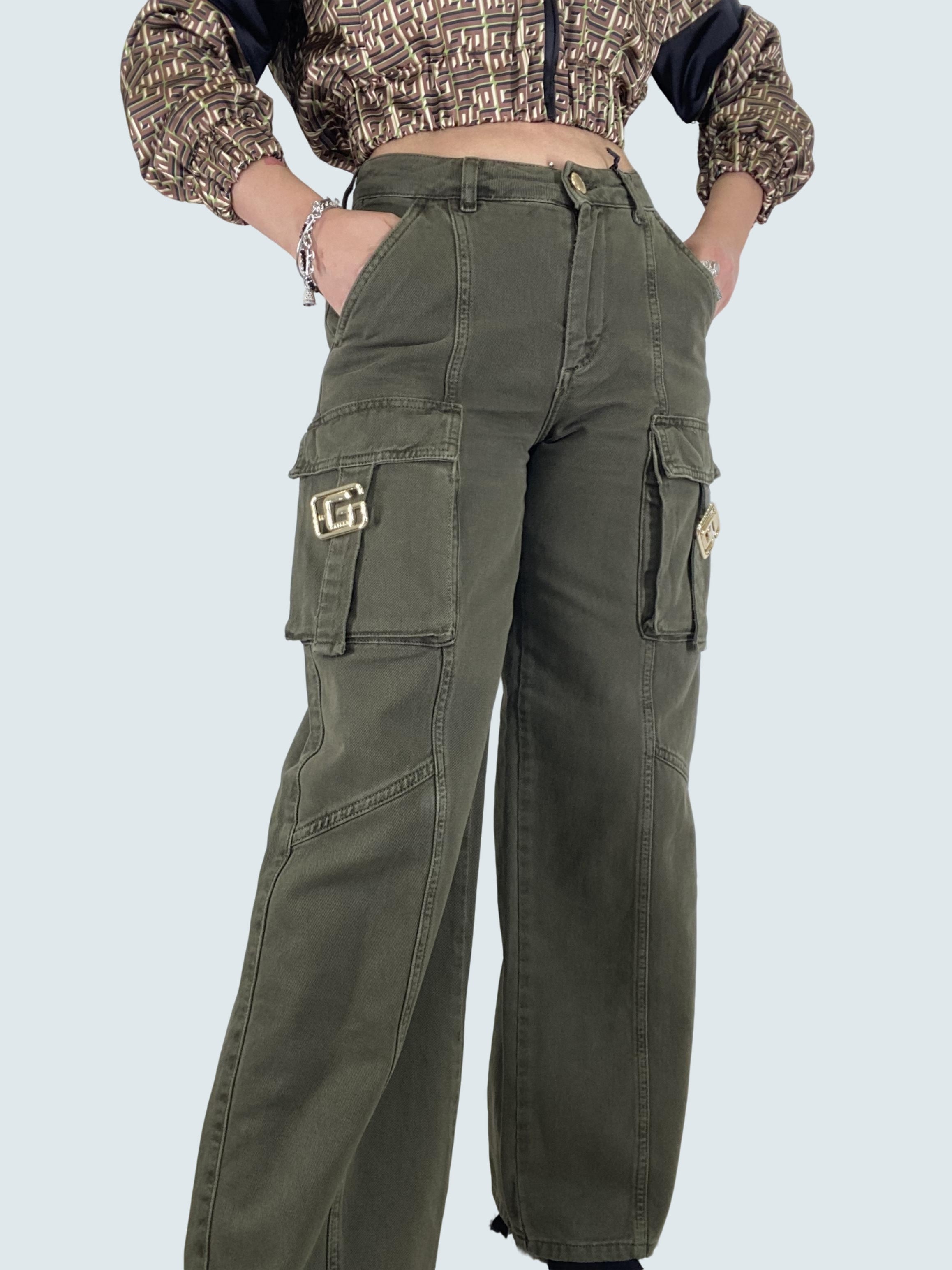 Pantalone militare Verde - GAELLE