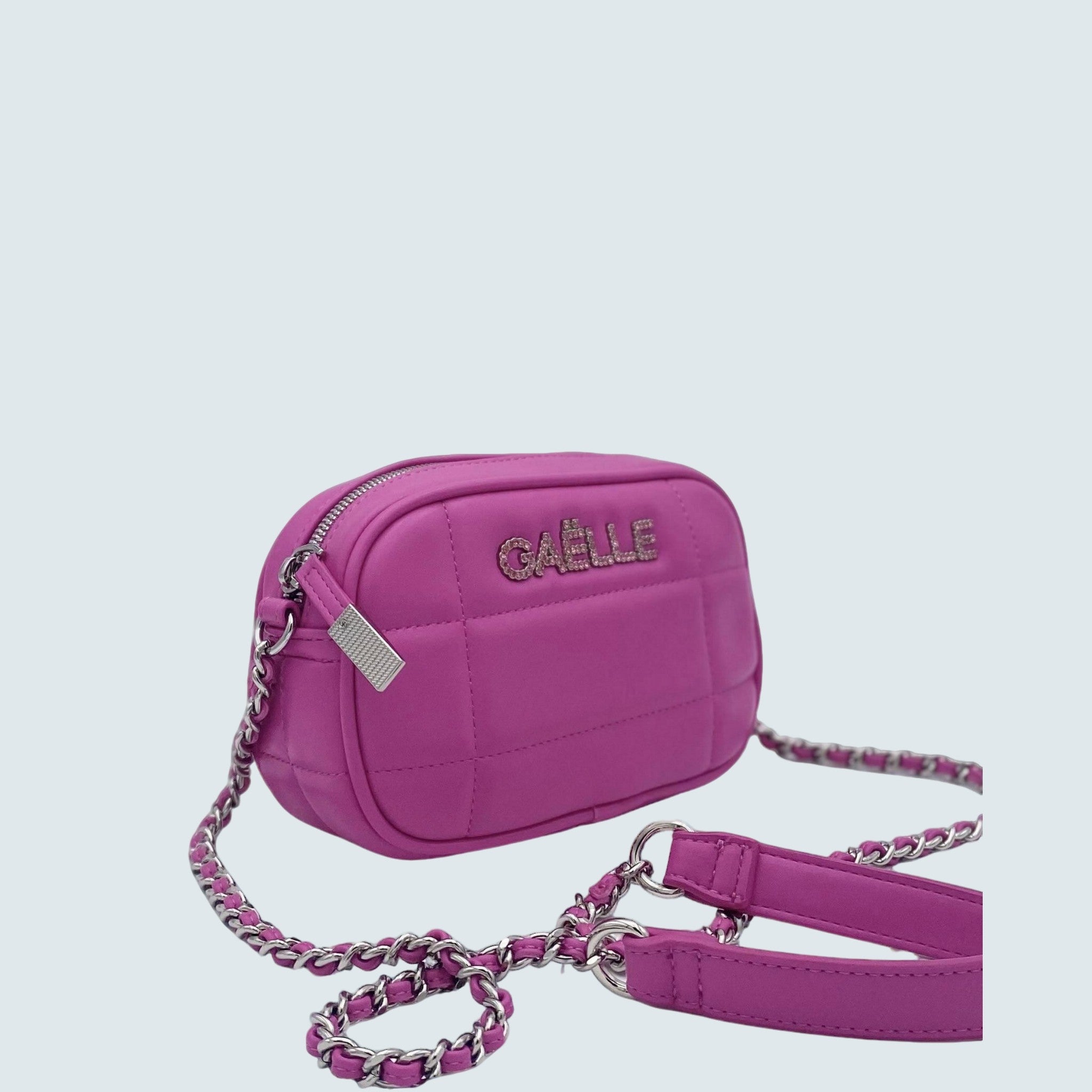 Mini Camera Bag Ecopelle Fucsia - GAELLE