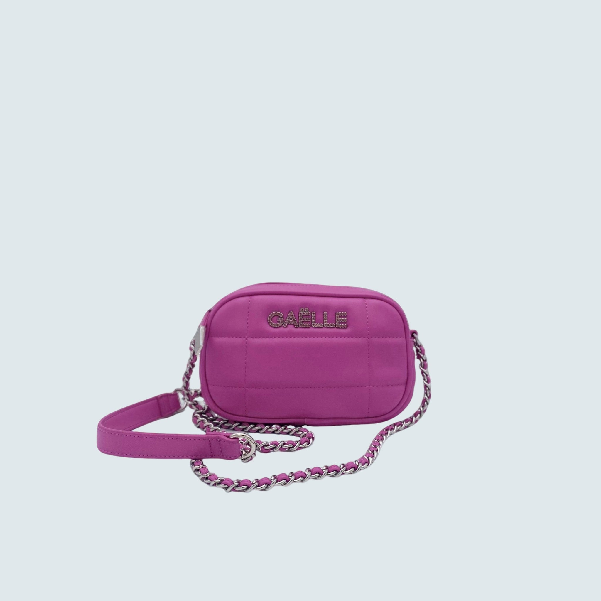 Mini Camera Bag Ecopelle Fucsia - GAELLE