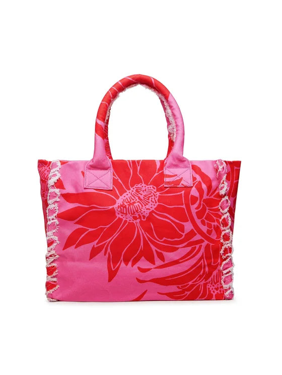 BORSA CANVAS BEACH PINKO