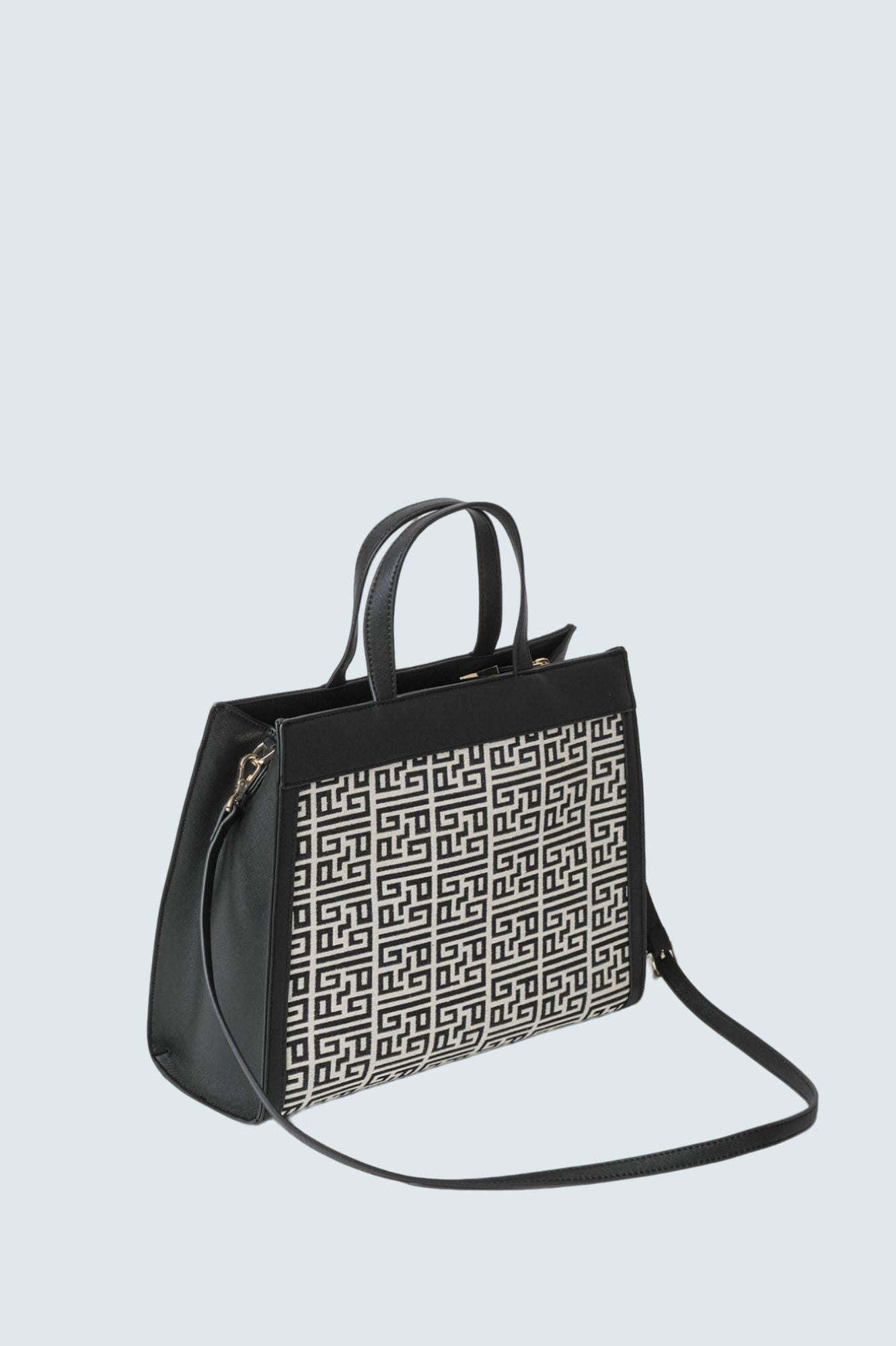 Reg Shopper In Canvas Nero - GAELLE