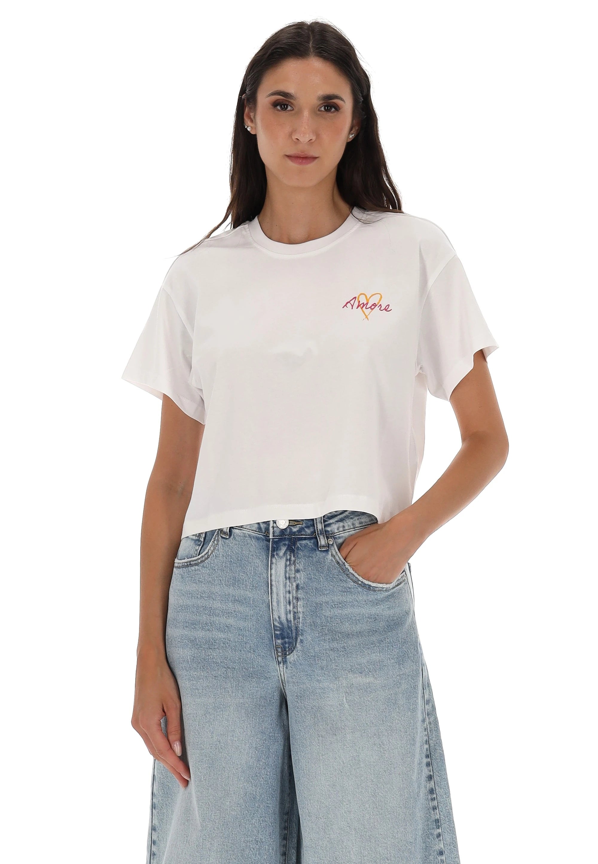 T-SHIRT STAMPA AMOR ONLY