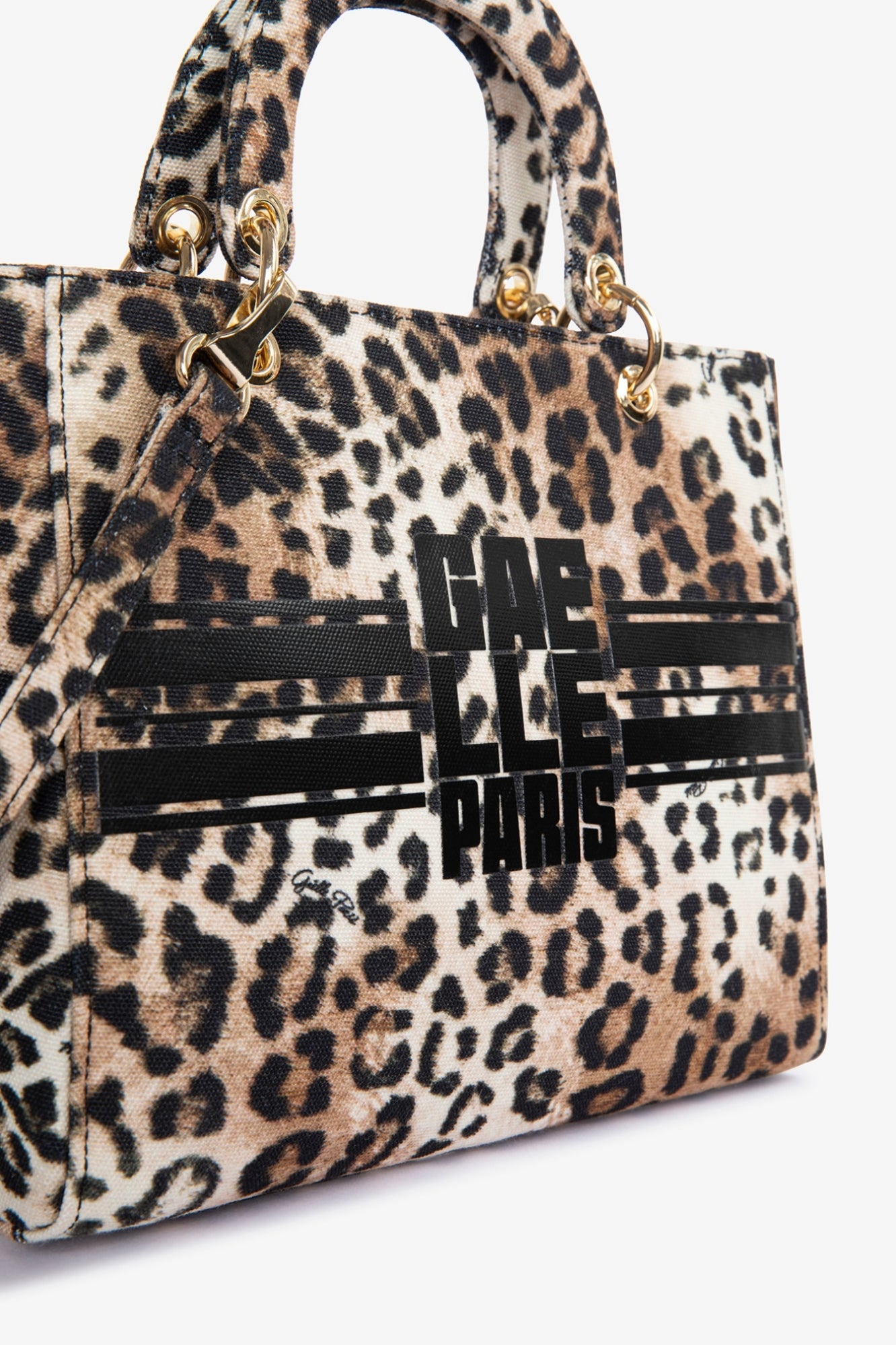 BORSA ANIMALIER CON TRACOLLA - GAELLE PARIS