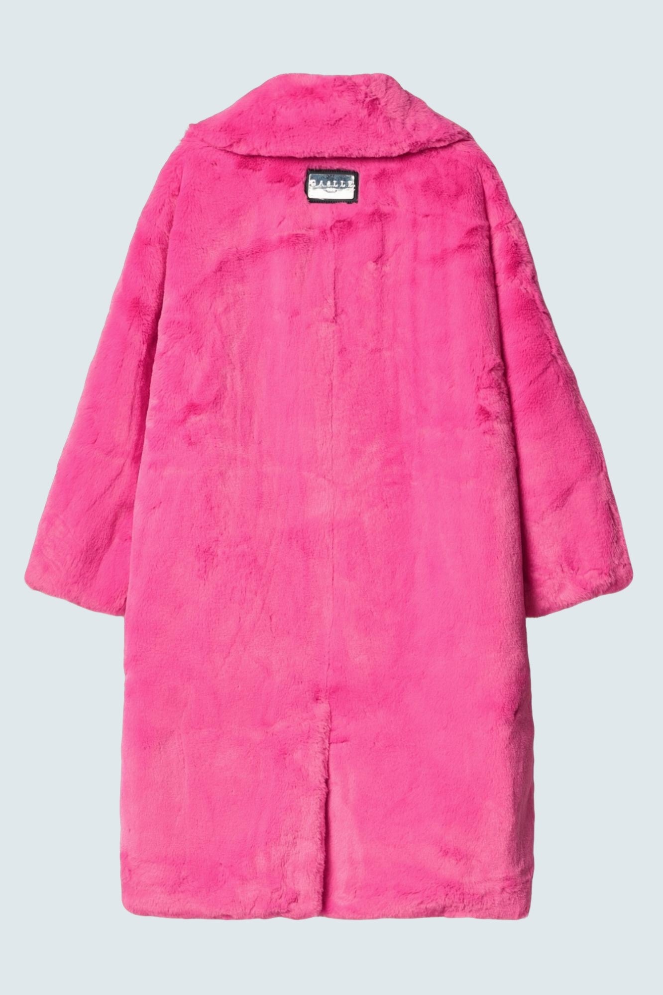 Cappotto In Pelliccia Ecofur Fucsia - GAELLE