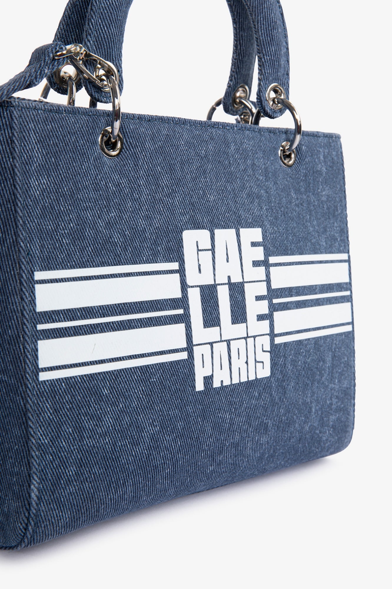 BORSA IN DENIM CON TRACOLLA- GAELLE PARIS