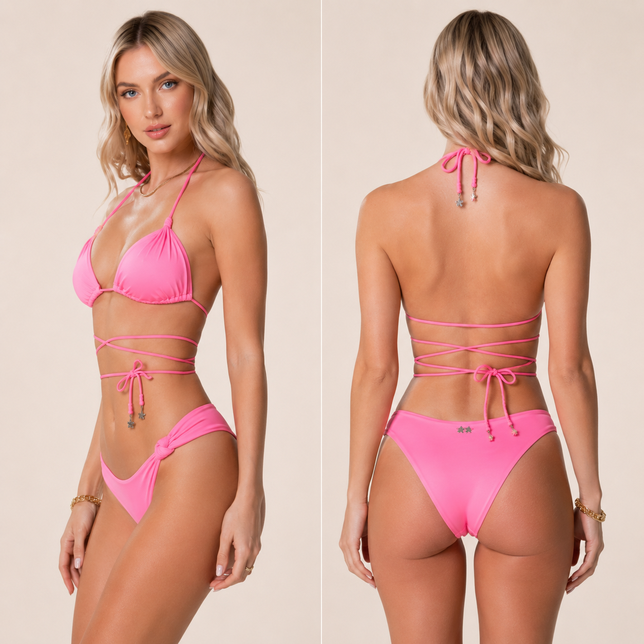 COSTUME F**K EFFEK BIKINI TRIANGOLO E SLIP V. ALTA