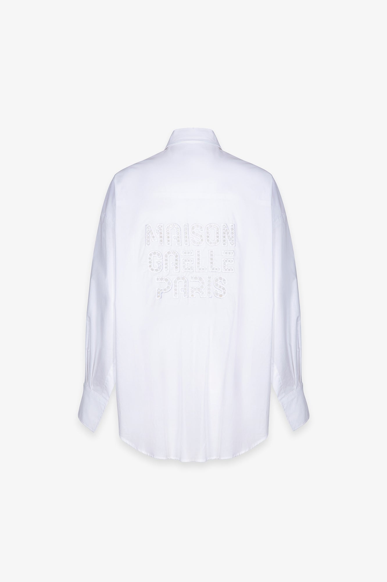 CAMICIA OVERSIZE CON RICAMO SCHIENA- GAELLE PARIS