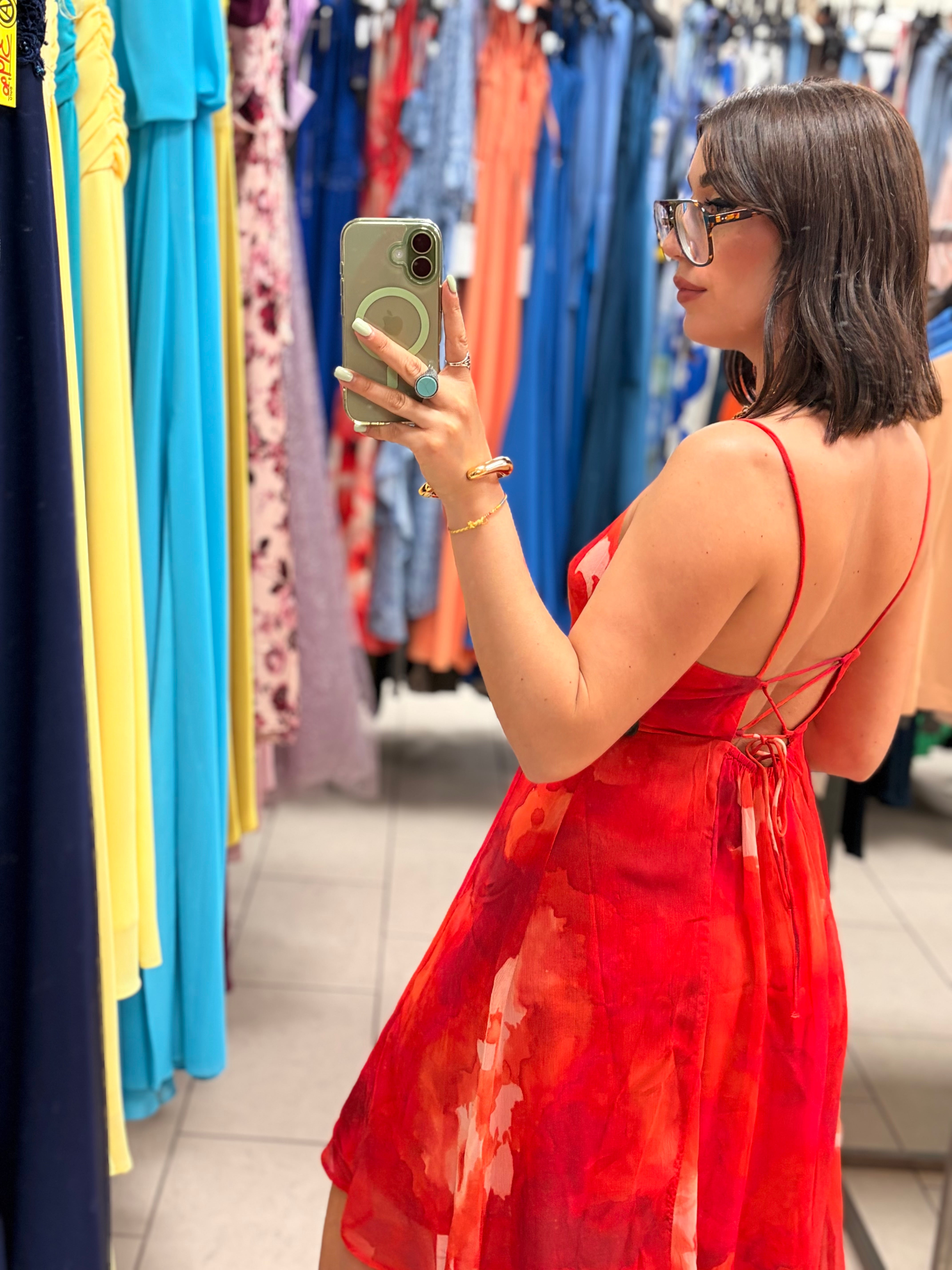 ABITO ONLY CORTO AURA ORANGE