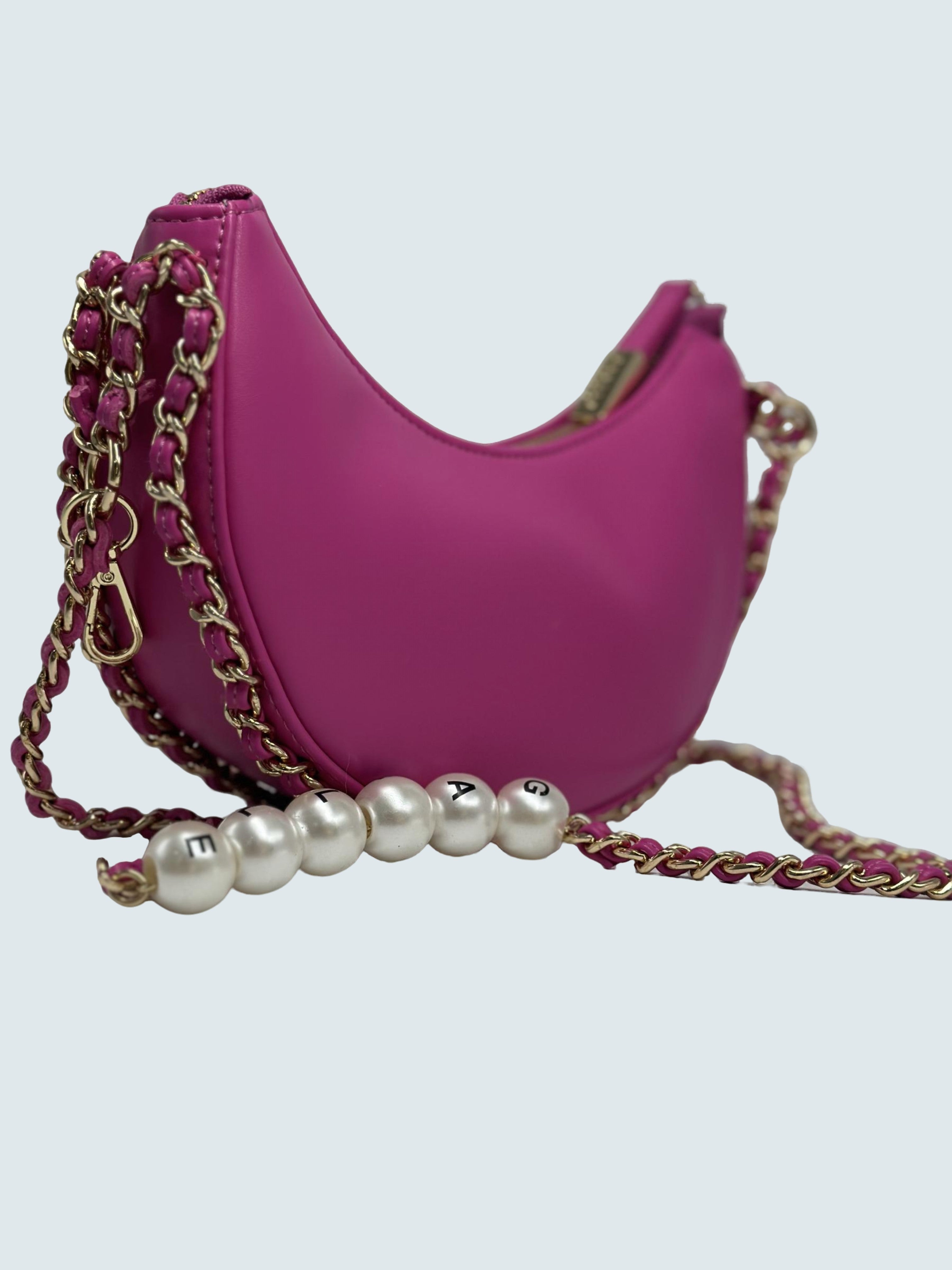 Mini Hobo Bag Fuxia - GAELLE