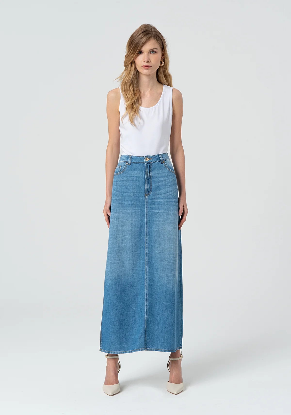 GONNA JEANS MIDI FRACOMINA